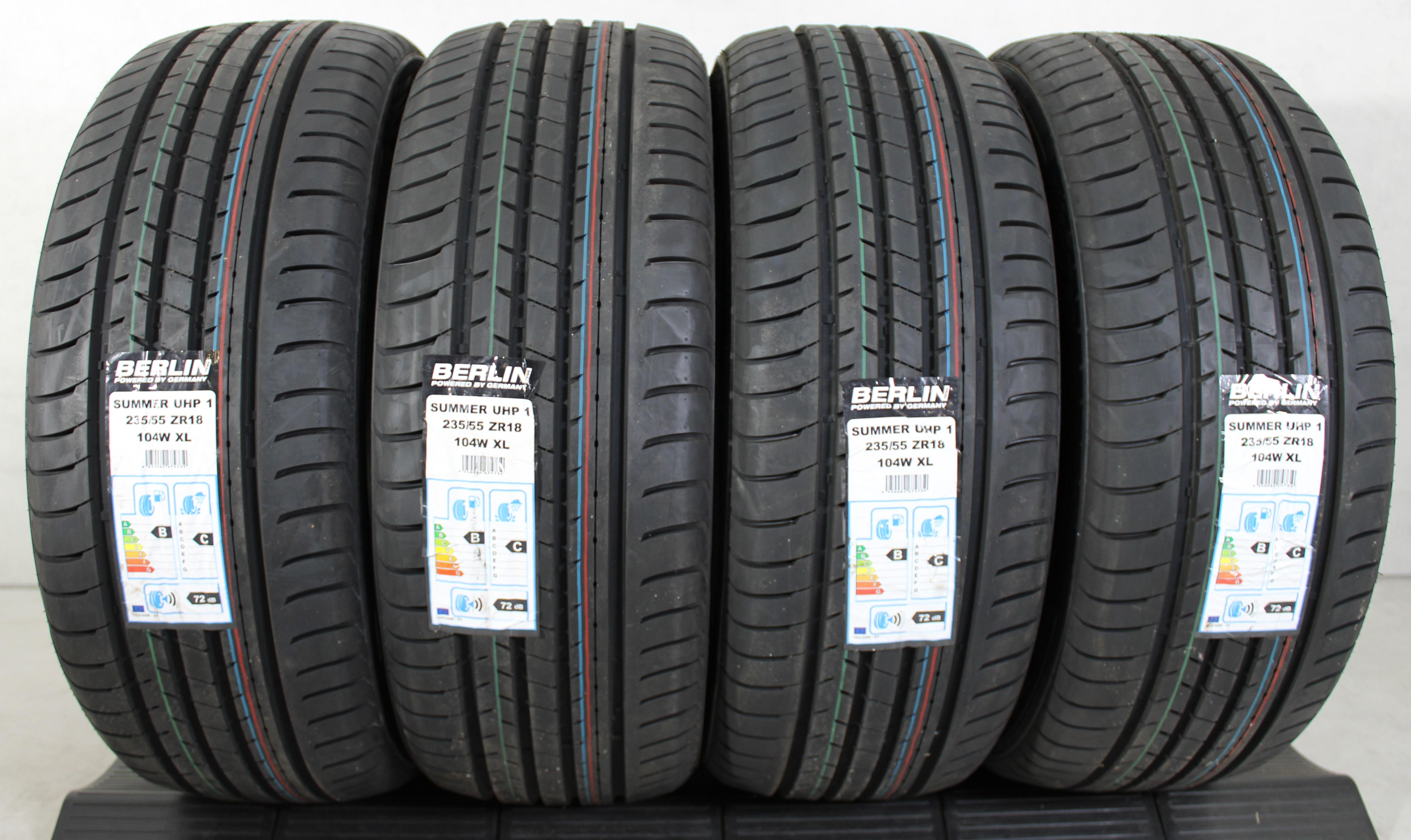 4 x 235/55R18 104W Sommerreifen Berlin Tires Summer UHP1 2019 XL Freihaus