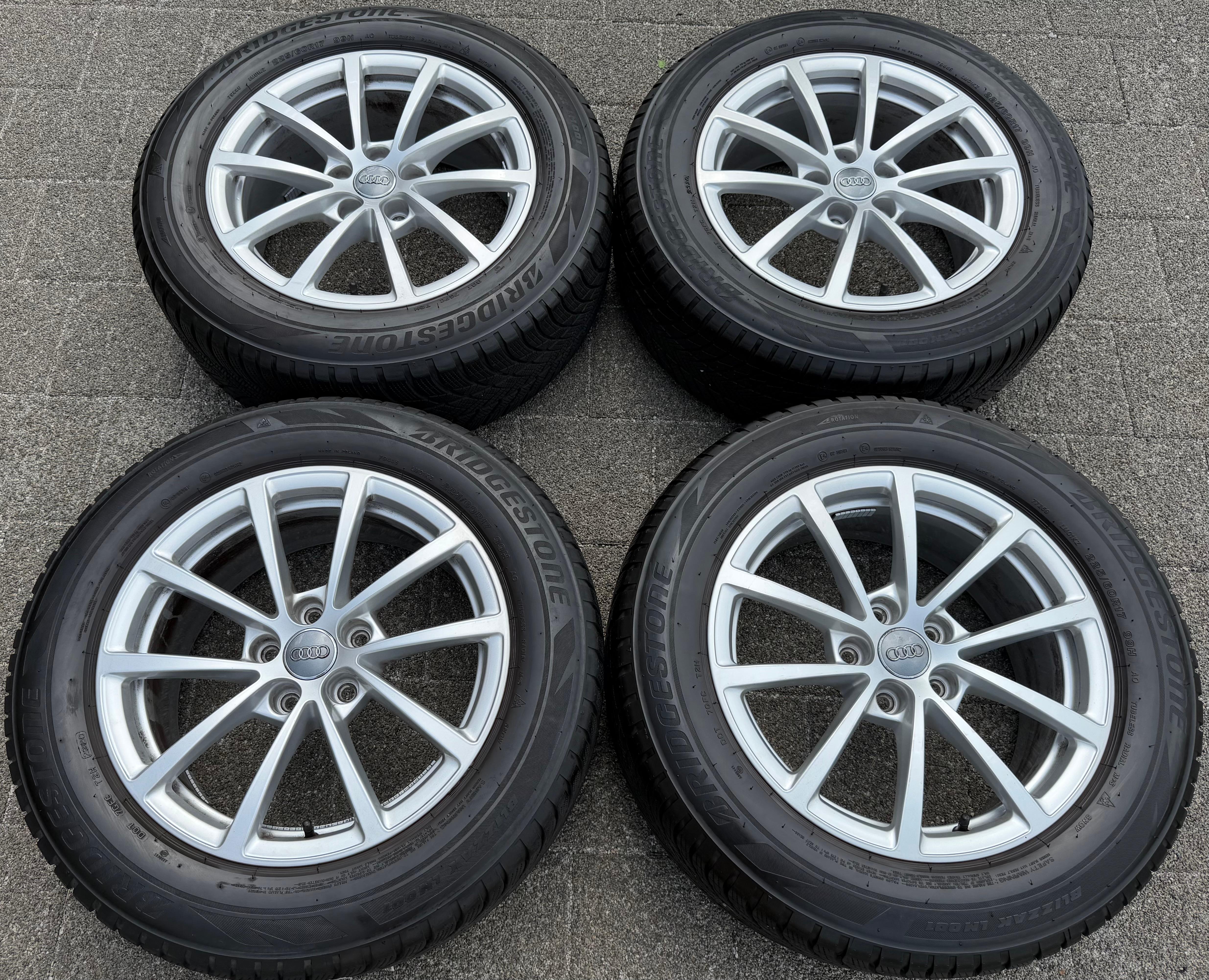 4 CERCHI IN LEGA ORIGINALI DA 17" PER AUDI A6 + AVANT 4K F2 C8 4K0601025 7,5x17 ET36