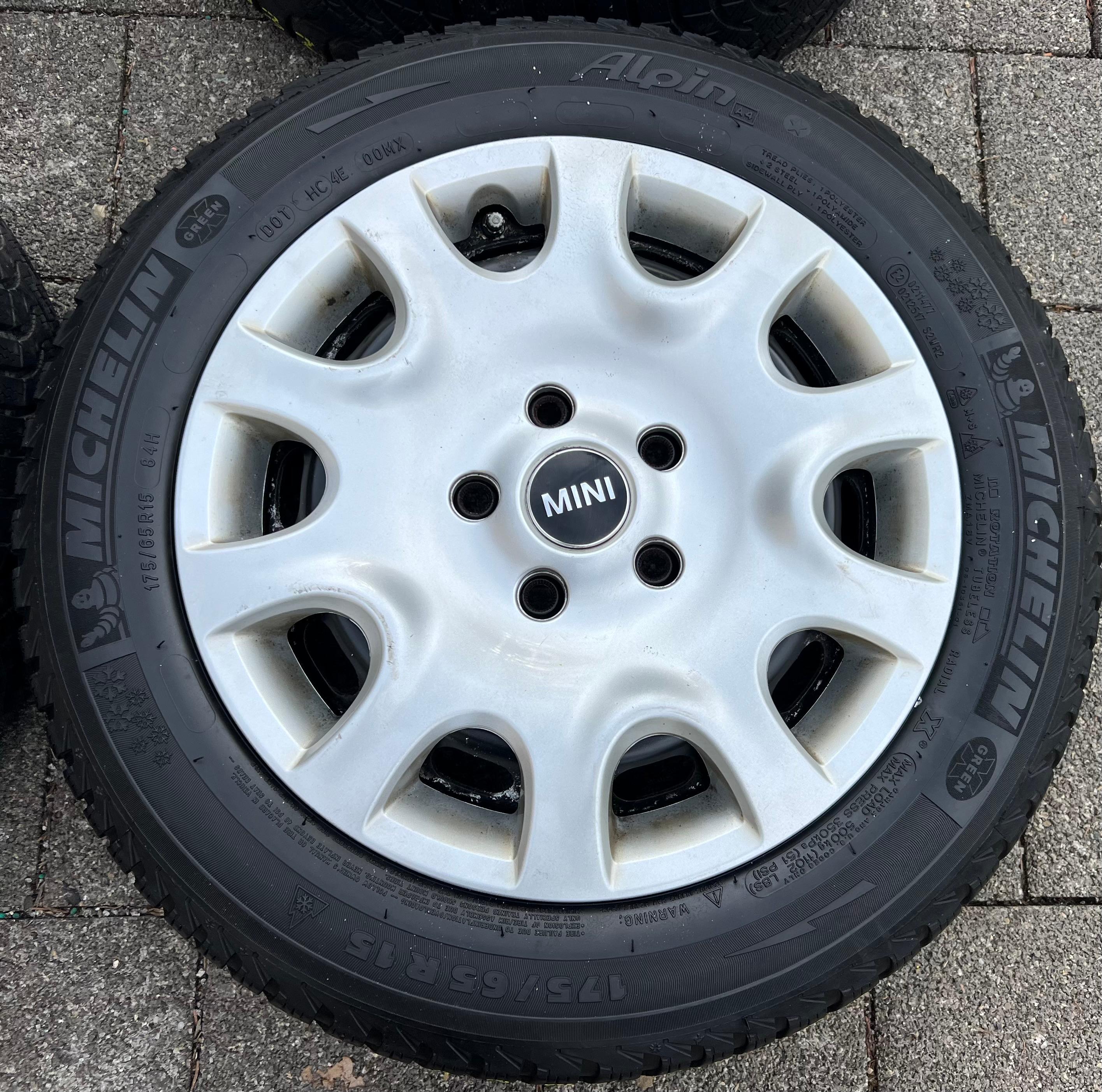 4 WINTERRÄDER MINI F55 F56 F57 175/65R15 84H RDKS 6851510 MICHELIN RDKS FREIHAUS