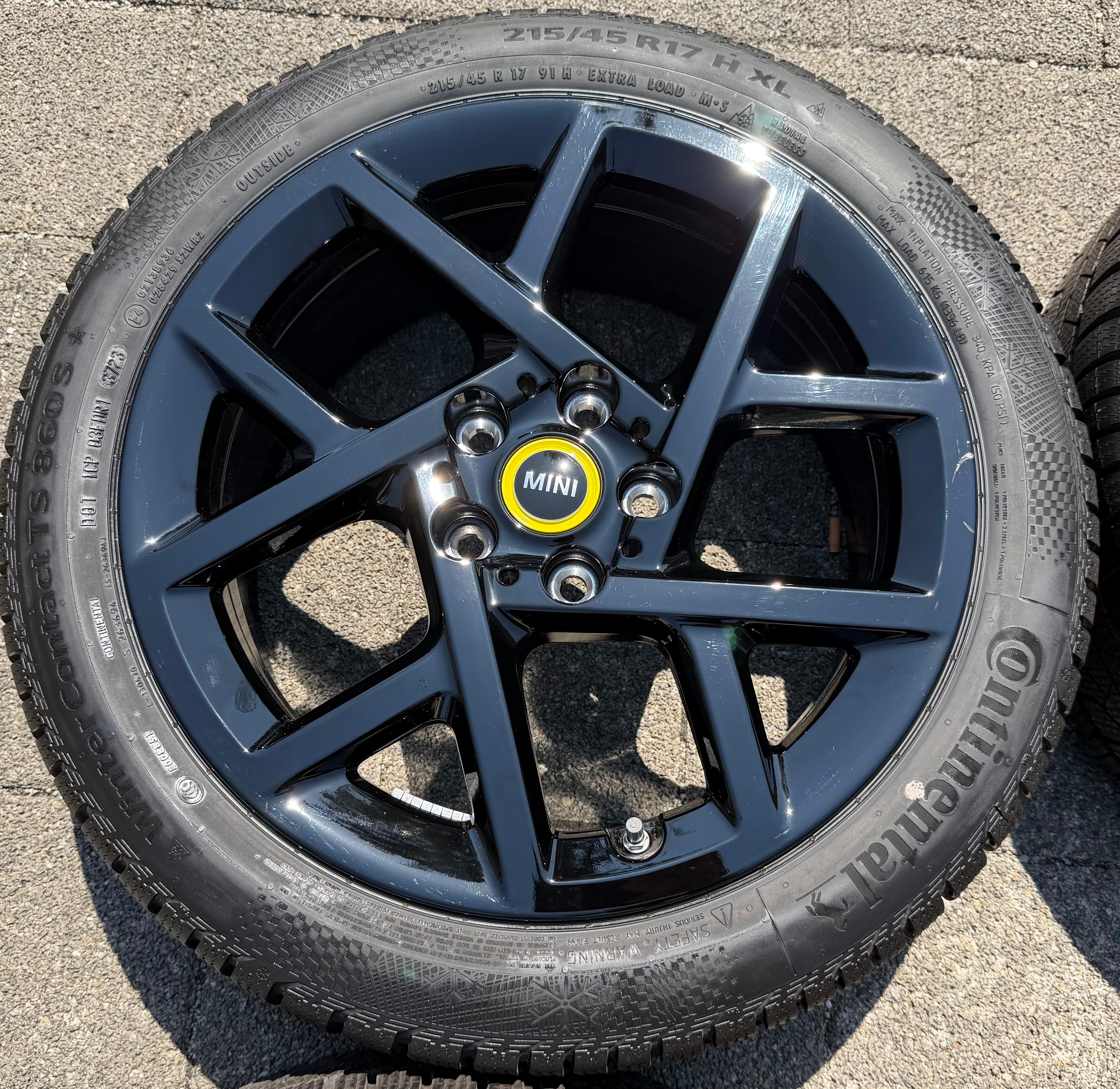 4 Original 17" Alu Winterräder Mini F65 F66 F67 Sprint Spoke 907 2023 Continental