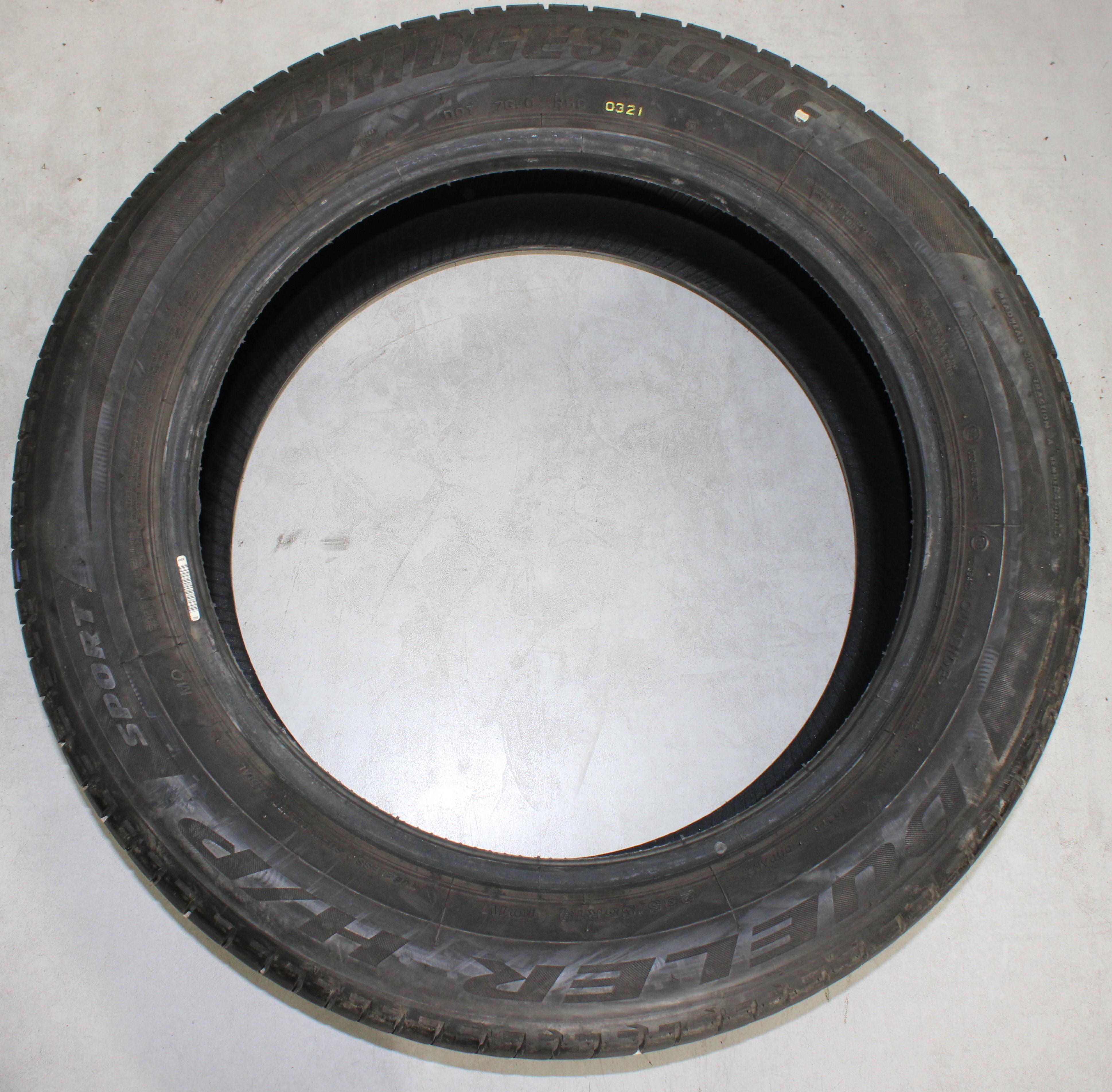2 x 235/55R19 101V Sommerreifen Bridgestone Dueler H/P Sport 5,5-6mm 2021