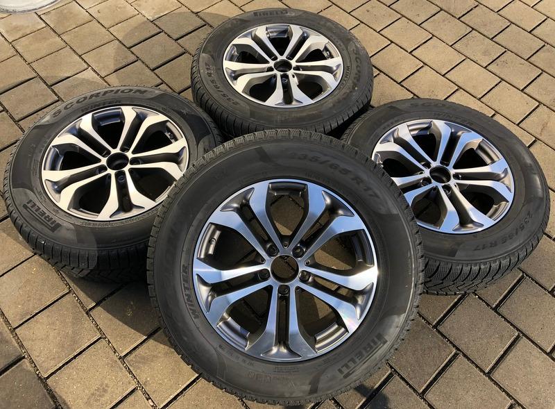 4 ROUES D'HIVER ORIGINALES 17" EN ALU MERCEDES GLC-CLASS 204X X253 235/65R17 104H RDKS