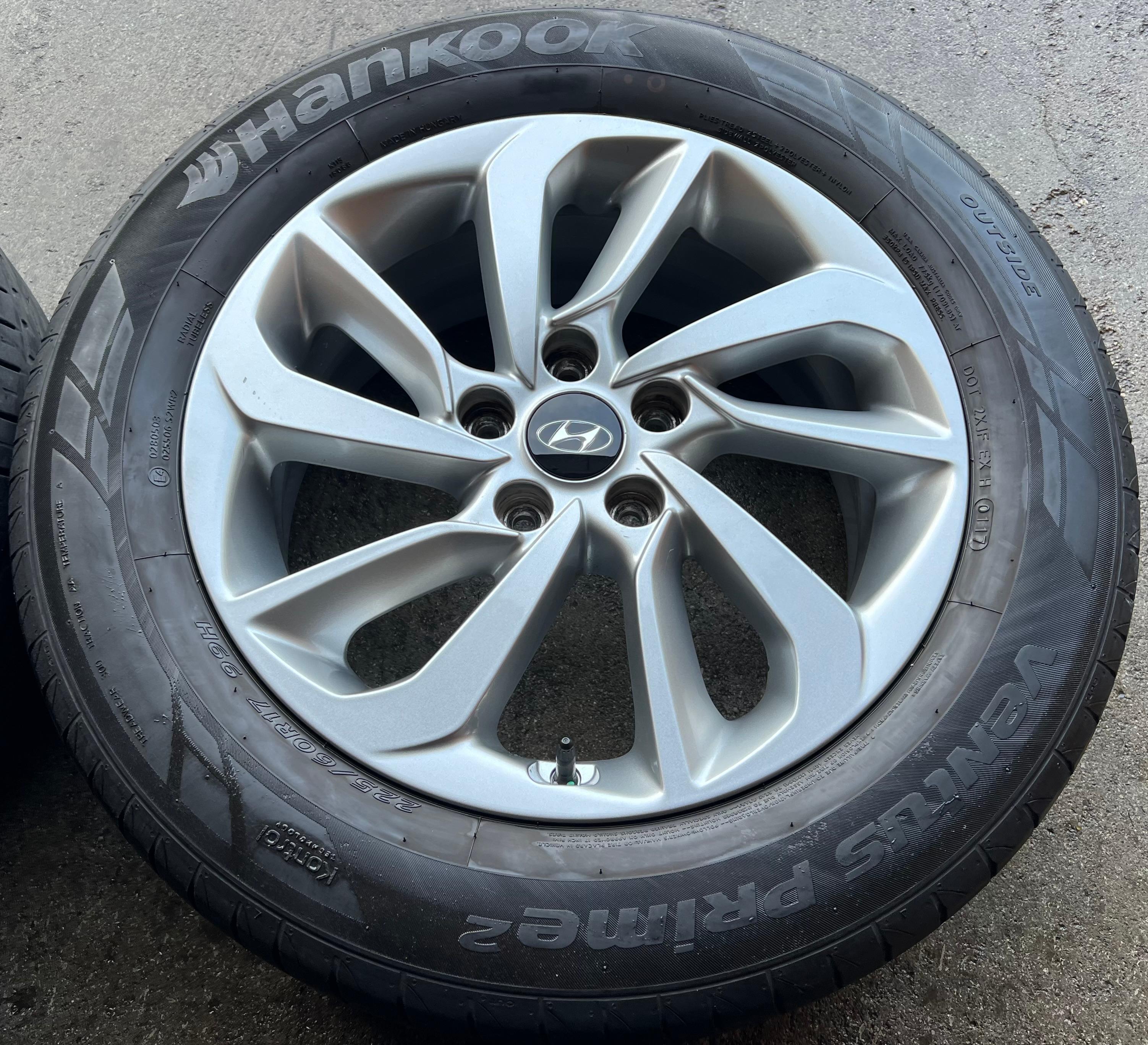 4 CERCHI IN LEGA DA 17" ORIGINALI PER HYUNDAI TUCSON TLE 52910-D7260 RDKS