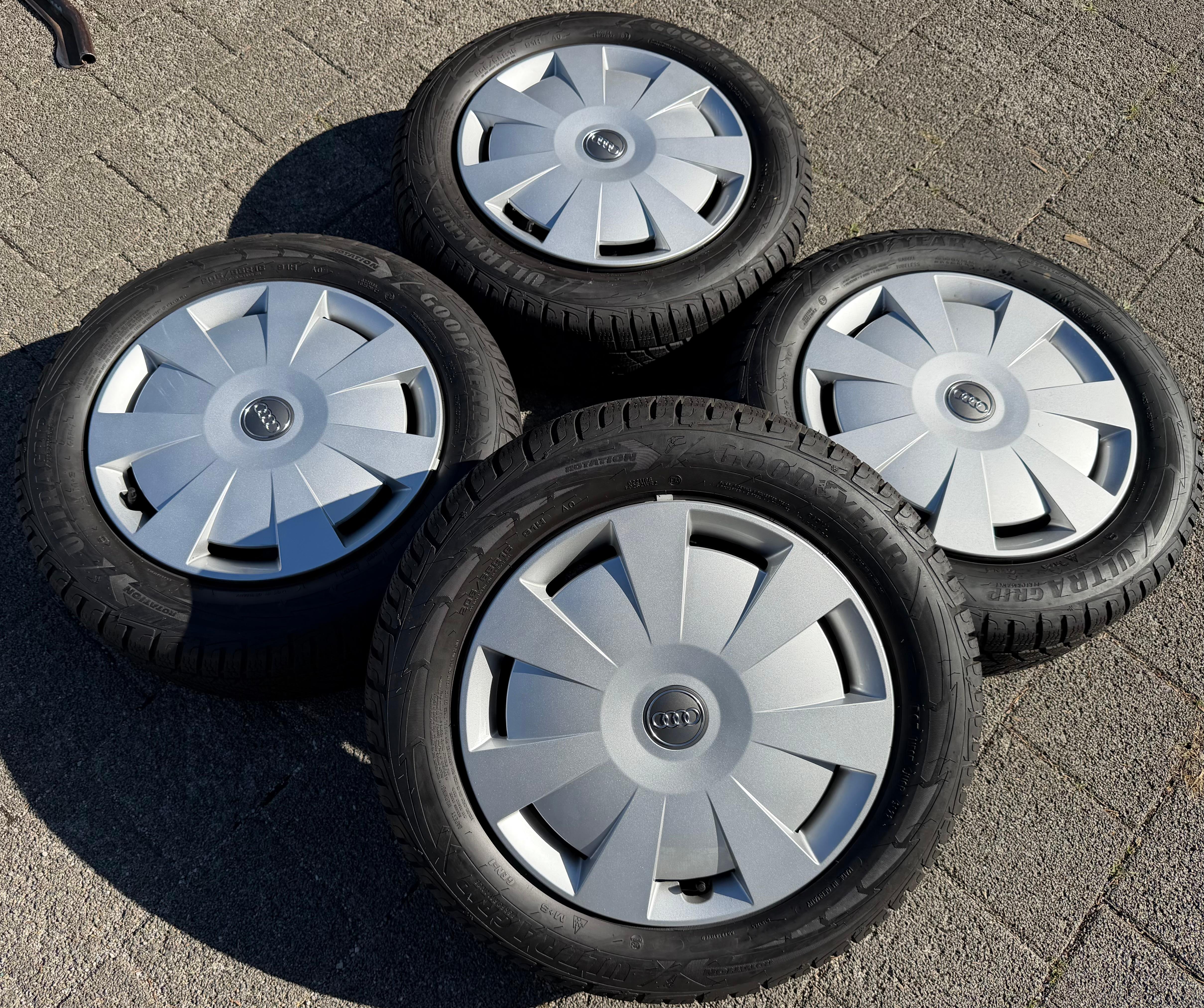 4 ruedas de invierno Audi A3 8V Sportback Cabrio 205/55R16 91H Goodyear 8V0601027A 2022