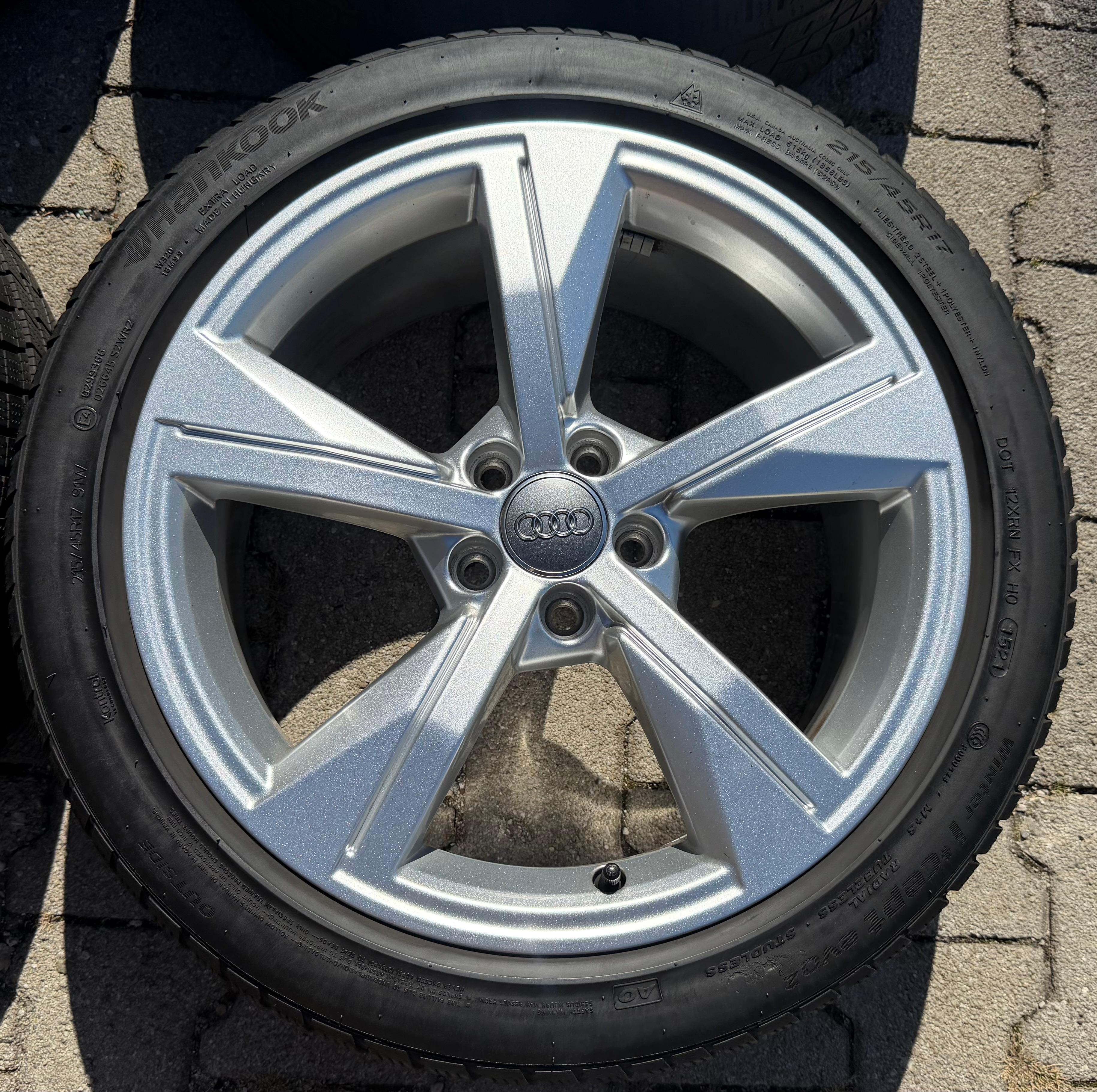 4 ORIGINAL 17" ALUFELGEN FELGEN AUDI A1 II GB 82A601025G 7x17 ET43 FREIHAUS