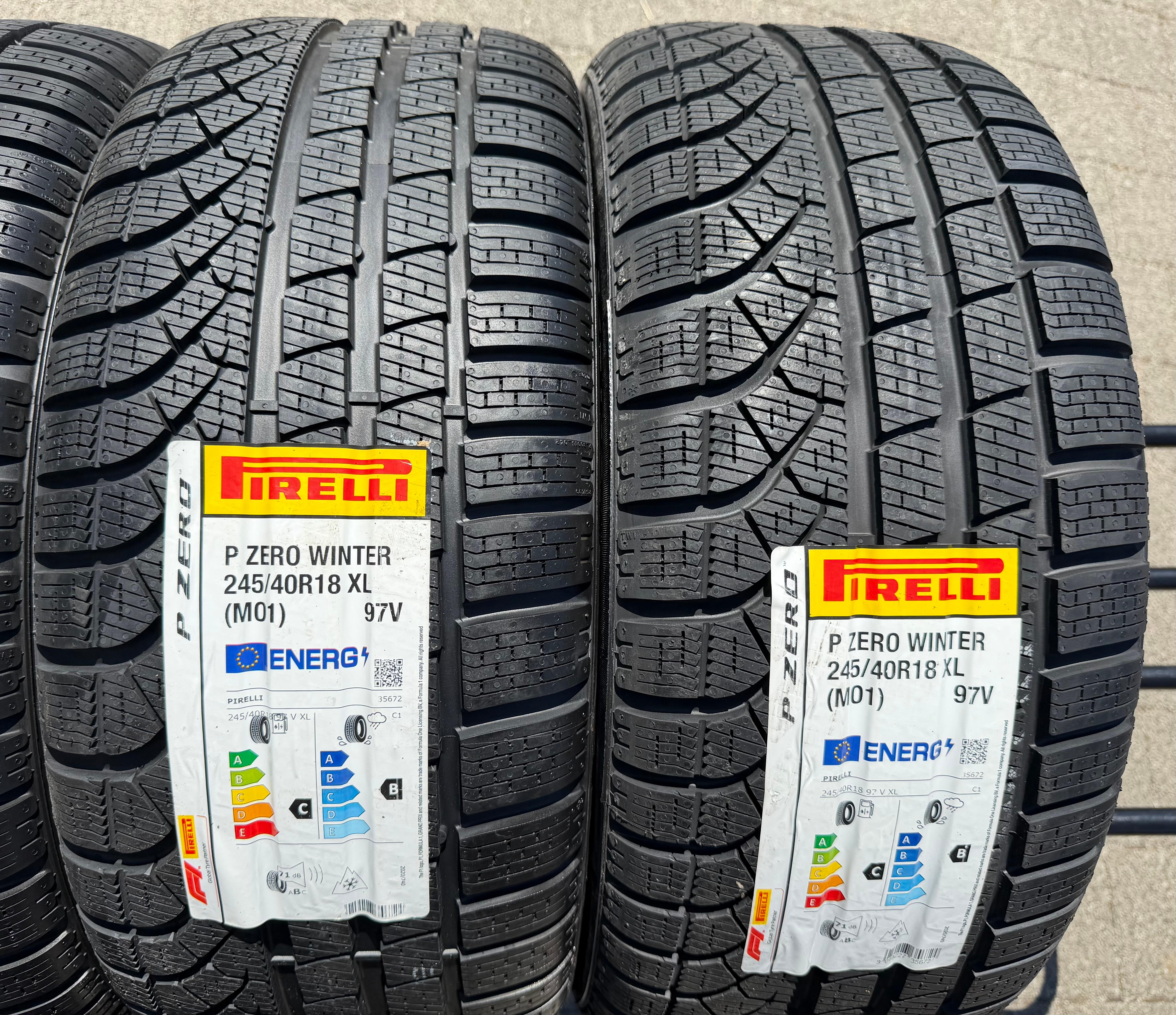 4 llantas de invierno originales de aluminio de 18" para Audi A5 S5 8W 8W9601025C 245/40R18 93V Pirelli, nuevas