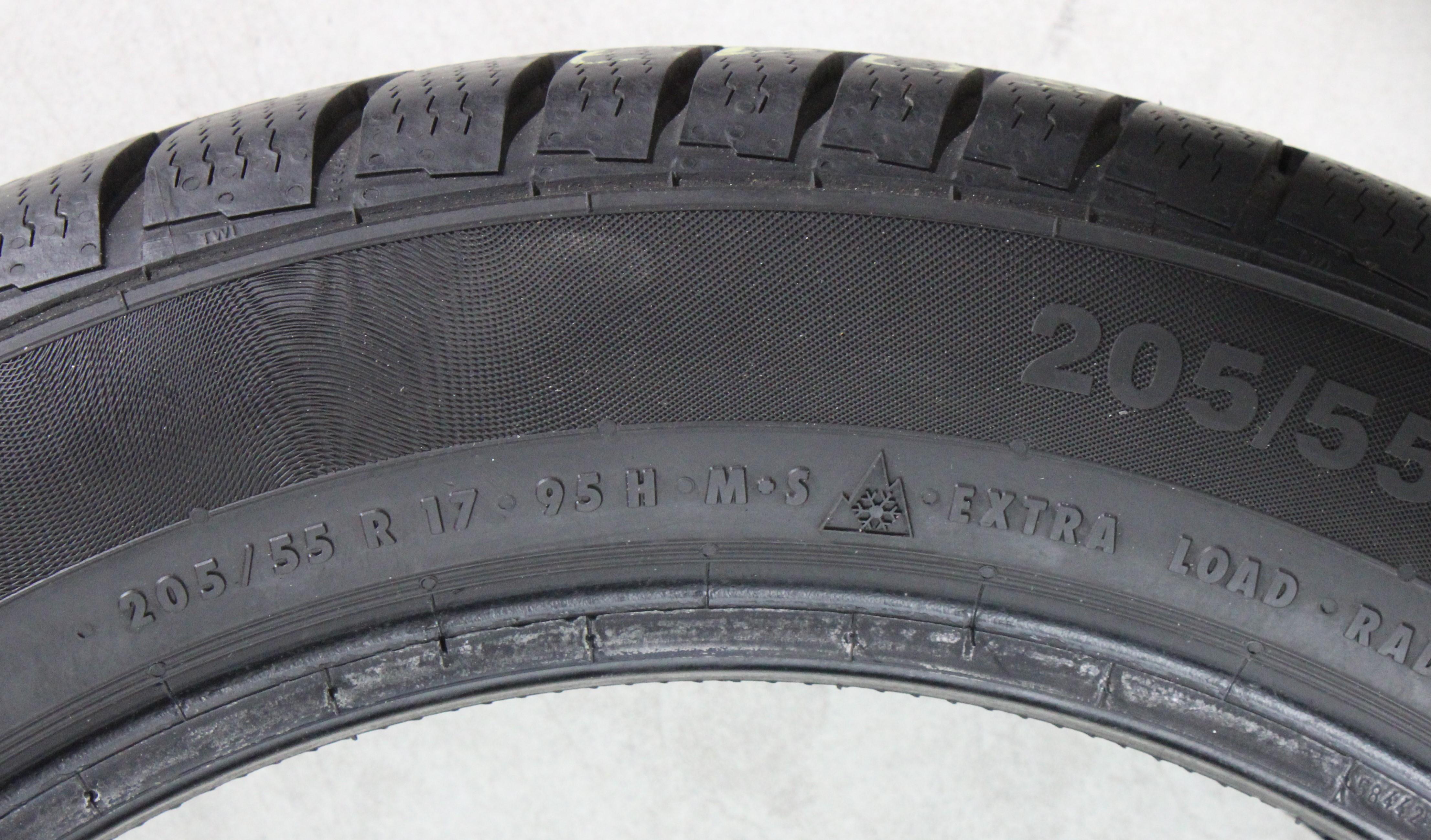 2 x 205/55R17 95H Winterreifen Continental Winter Contact TS830P SSR* Runflat 6,5mm 2018 XL