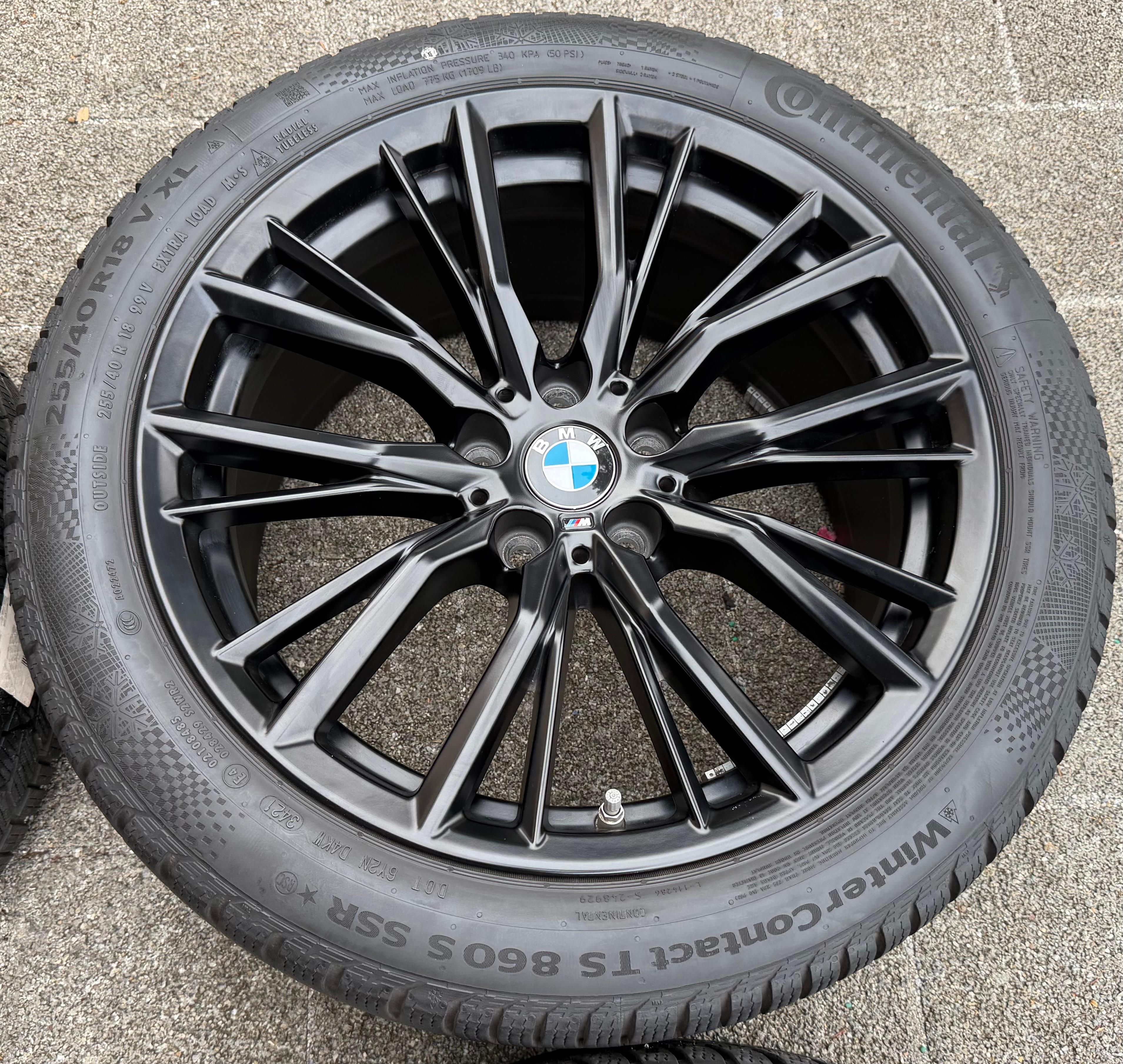 4 Original 18" Alu Winterräder BMW 3ER Reihe G20 G21 4ER G22 G23 2ER G42 M796 RDKS