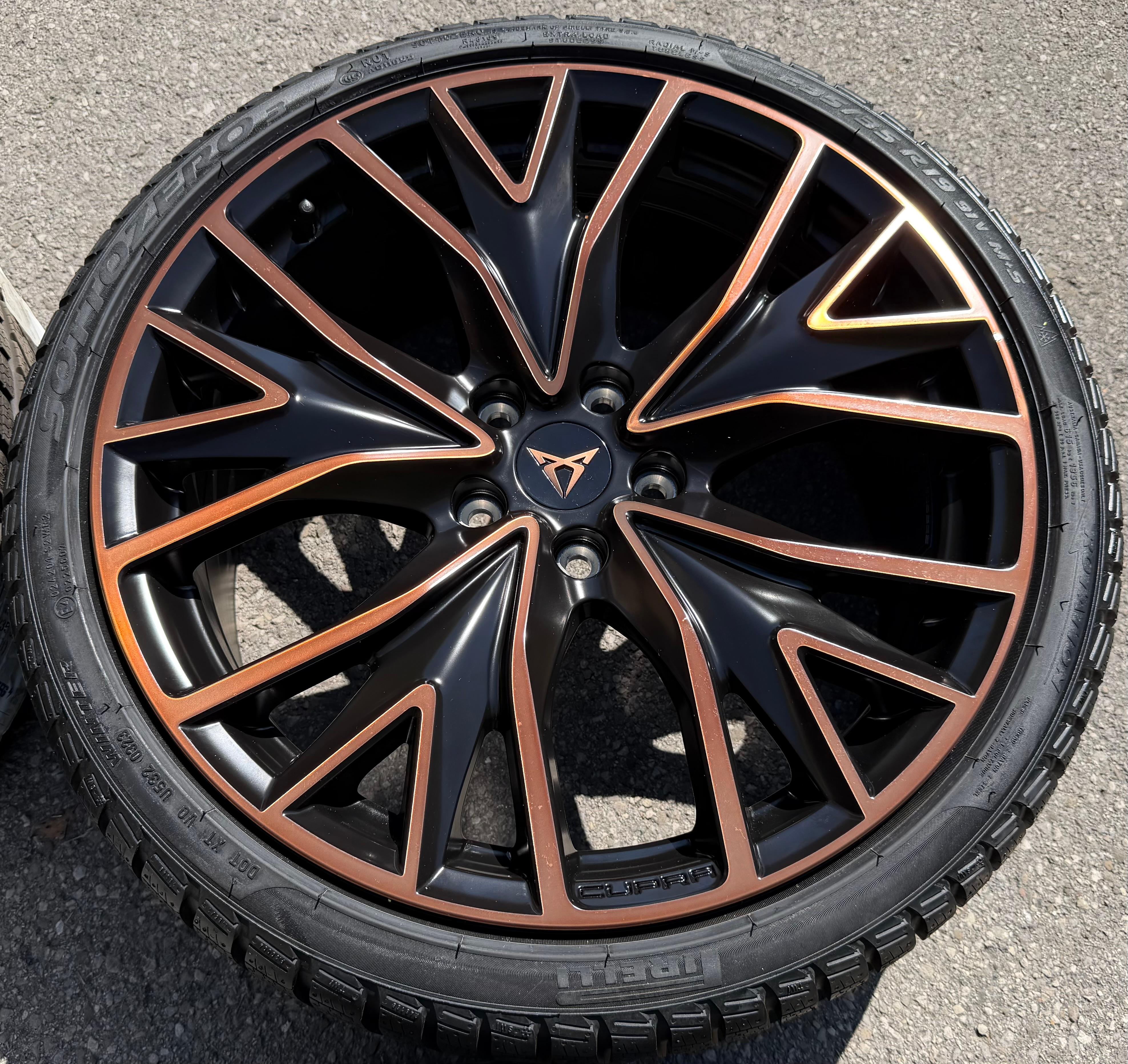 4 ORIGINAL 19" ALU WINTERRDER SEAT LEON CUPRA 5FA601025R EXCLUSIVE II