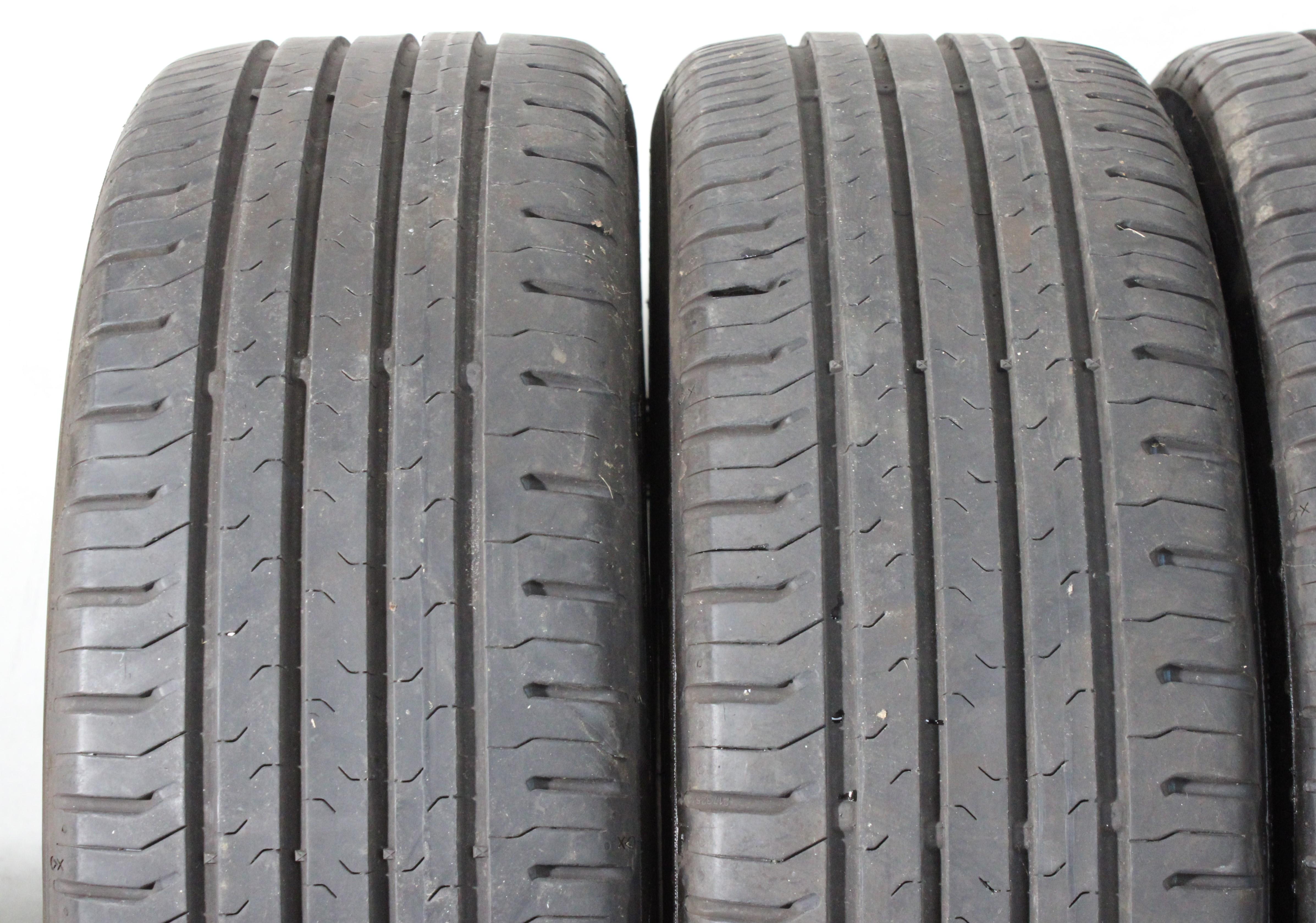 4 x 195/55R16 87H Sommerreifen Continental Eco Contact 5 3x5,5-6mm/1x6-6,5mm 3x2017/1x2019
