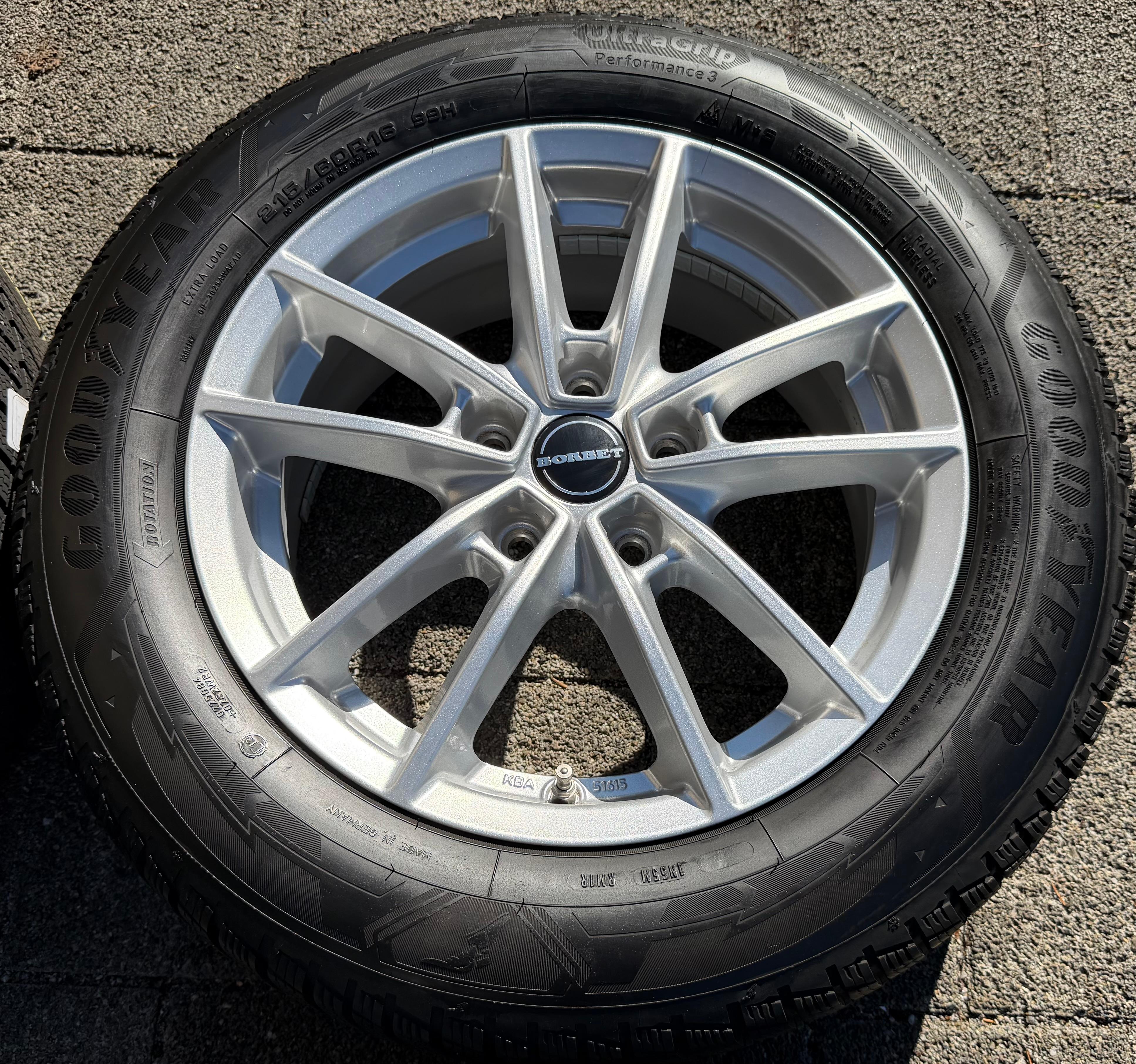 4 Alu Winterräder Audi Q2 Seat Ateca Skoda Superb Yeti VW Passat B8 3G Beetle 215/60R16