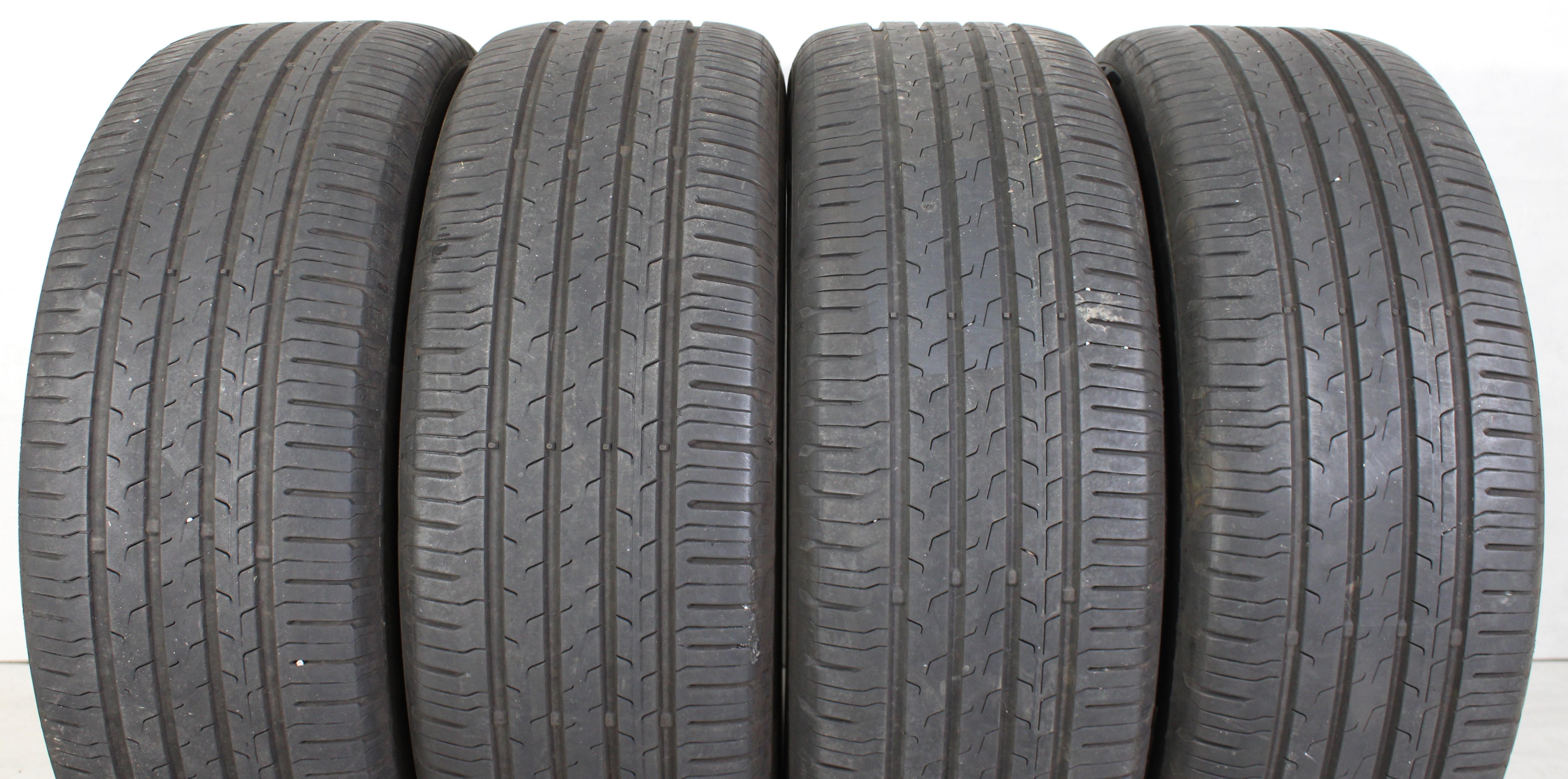 4 x 235/55R18 100V Sommerreifen Continental  Eco Contact 6 4,5-5mm 2x2019/2x2021 Seal