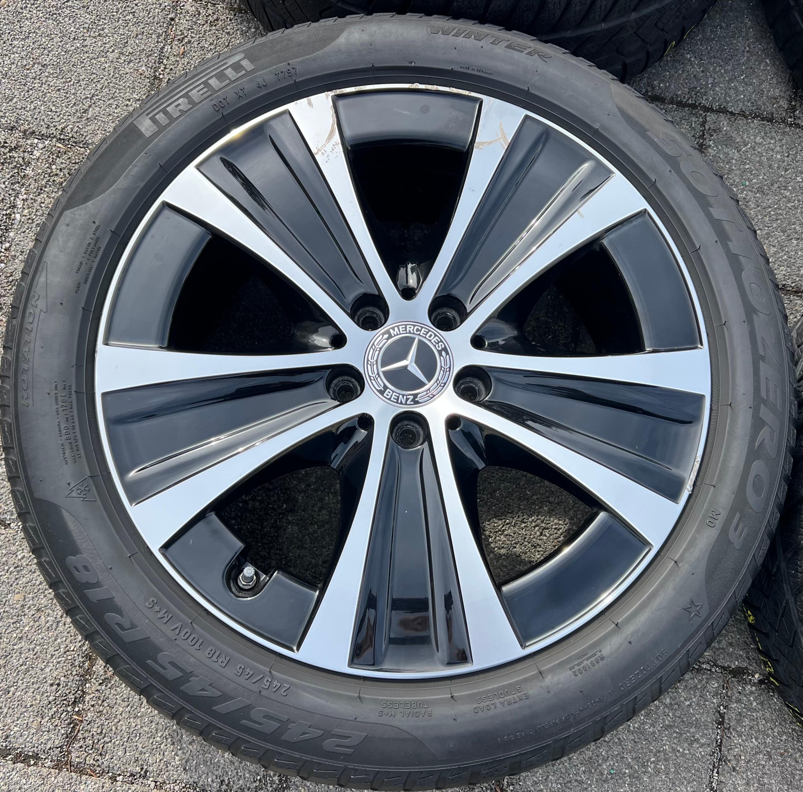 4 ORIGINAL 18" ALUFELGEN MERCEDES E-KLASSE W213 8x18 ET43 9x19 ET52,5 FREIHAUS
