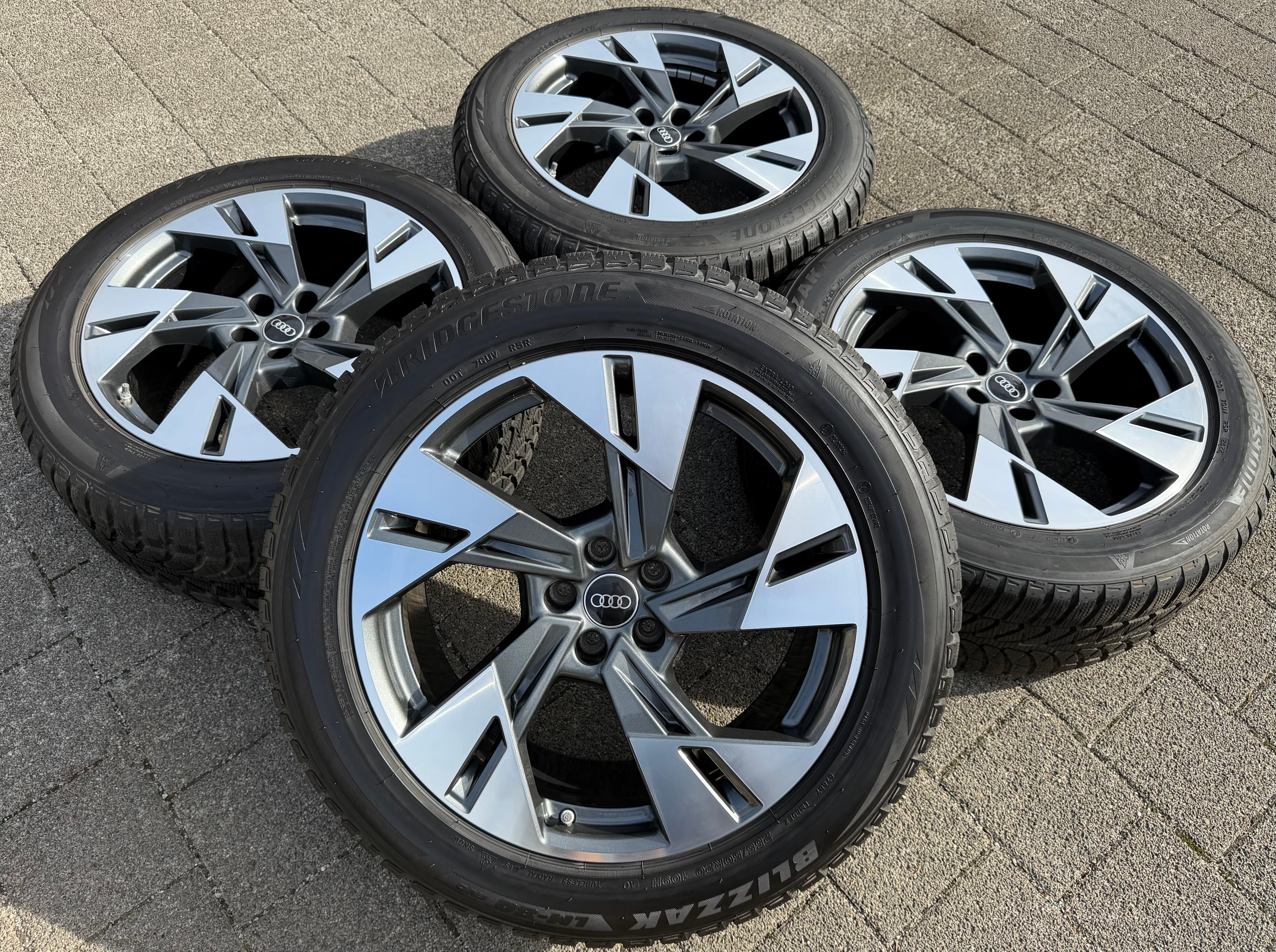 4 ORIGINAL 20" ALU WINTERRÄDER AUDI E-TRON Q8 ETRON 4KE601025T 255/50R20 109H