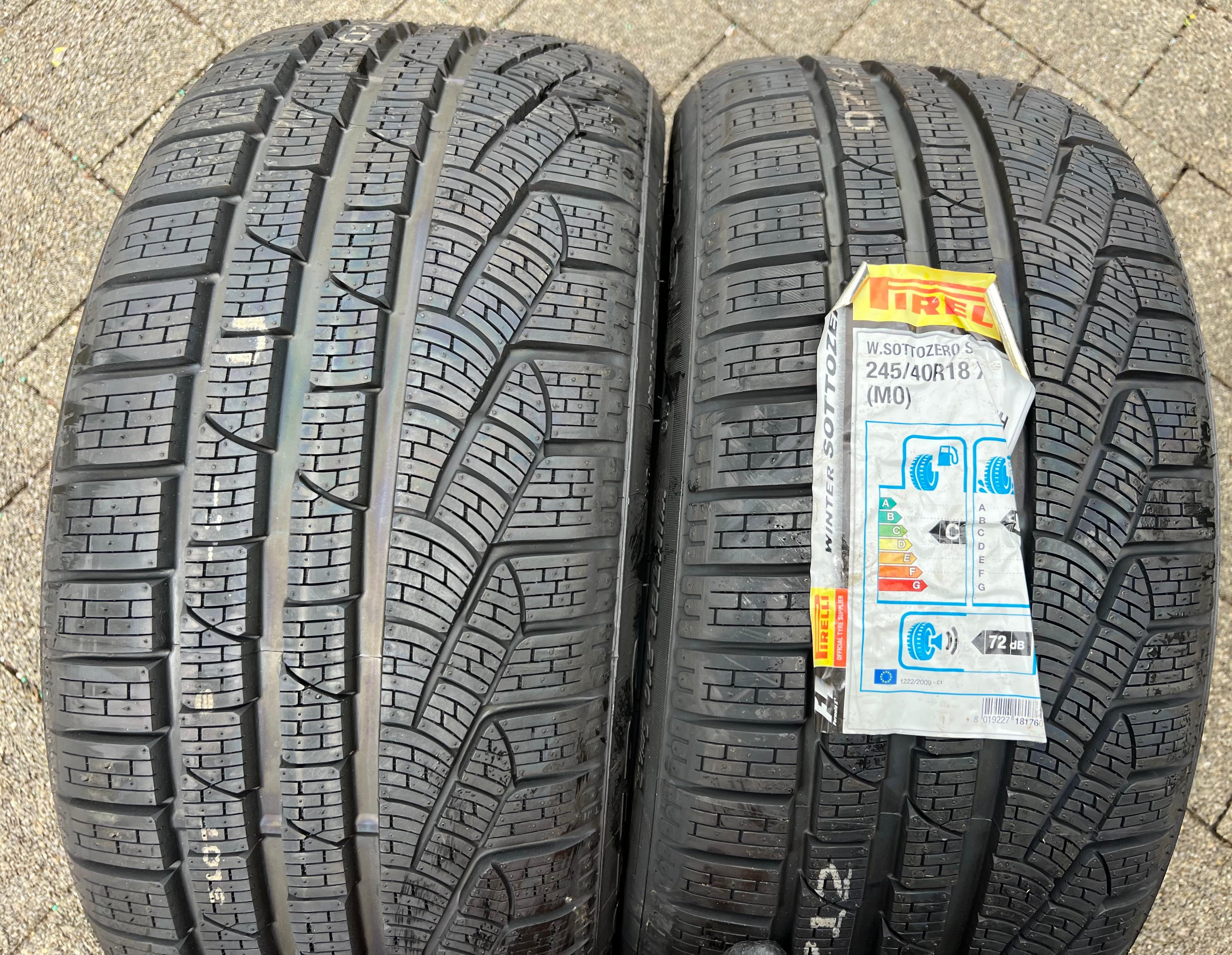 2 x 245/40R18 97H Winterreifen Pirelli Sottozero 2 MO NEU 2018 XL