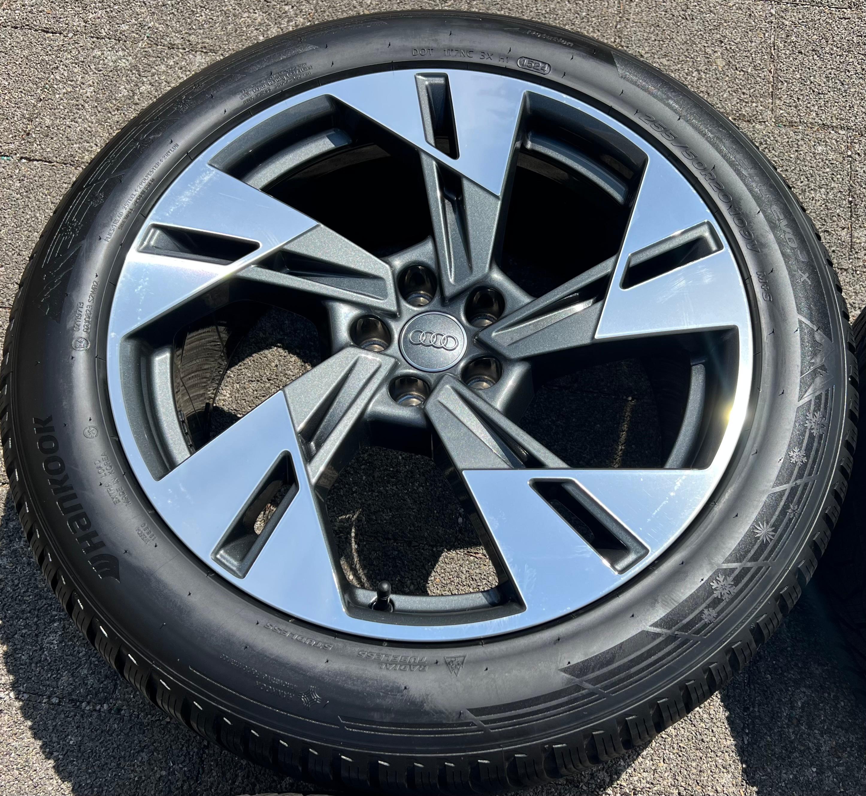 4 ORIGINAL 20" ALU WINTERRÄDER AUDI E-TRON Q8 ETRON 4KE601025T 255/50R20 109V