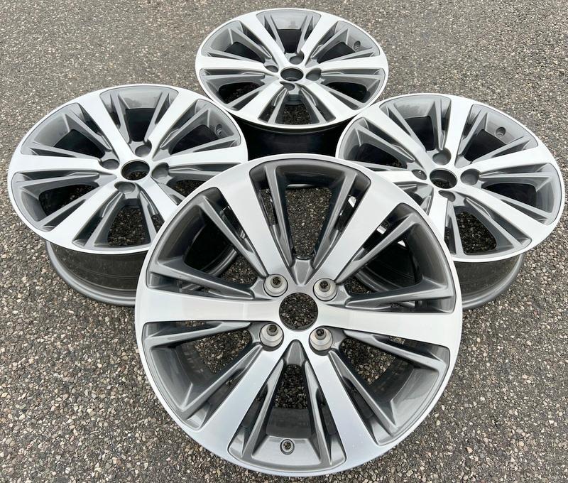 4 ORIGINAL 17" ALUFELGEN FELGEN PEUGEOT 208 C 9801532277 7x17 ET20 NEU