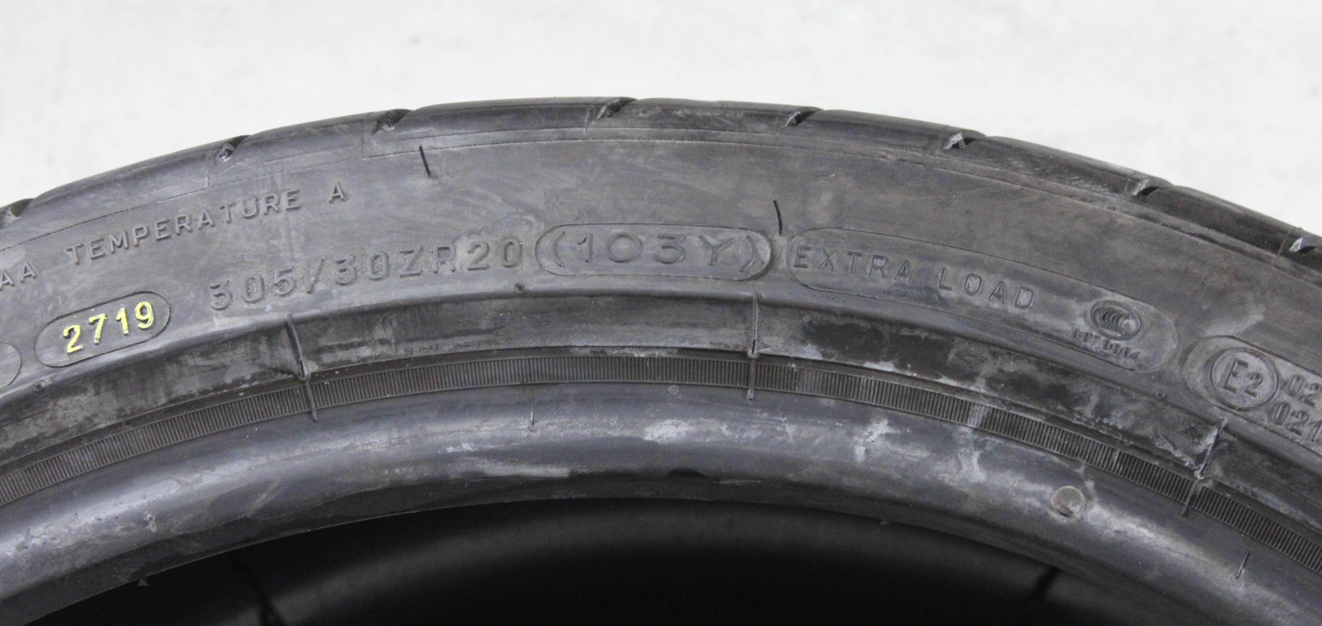 2 x 305/30R20 103Y Sommerreifen Michelin Pilot Sport Cup 2 N1  5-5,5mm 2019 XL