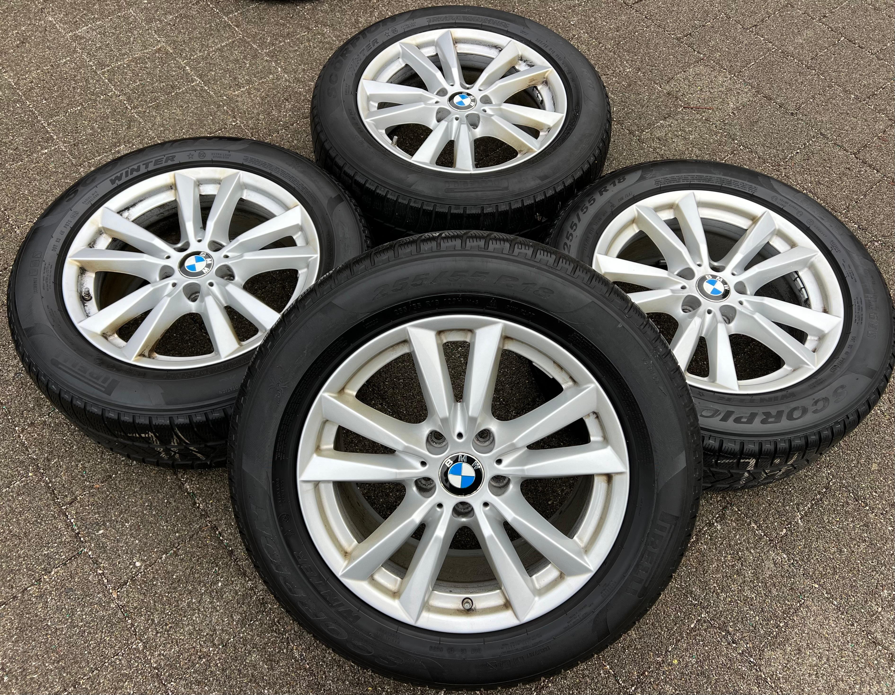 4 ORIGINAL ALU 18" WINTERRÄDER BMW X5 F15 255/55R18 109H PIRELLI RDKS
