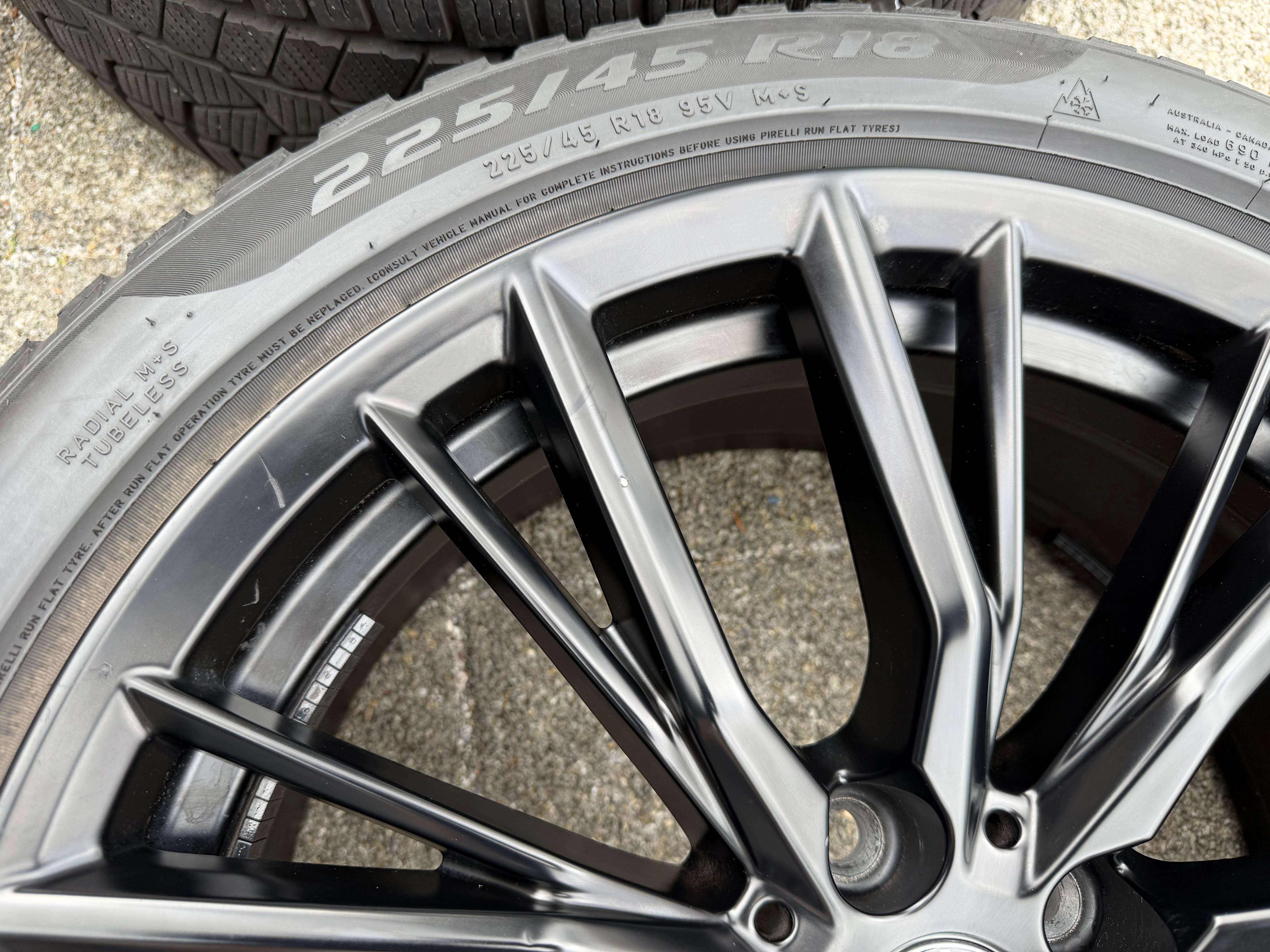 4 Original 18" Alu Winterräder BMW 3ER Reihe G20 G21 4ER G22 G23 2ER G42 M796 RDKS
