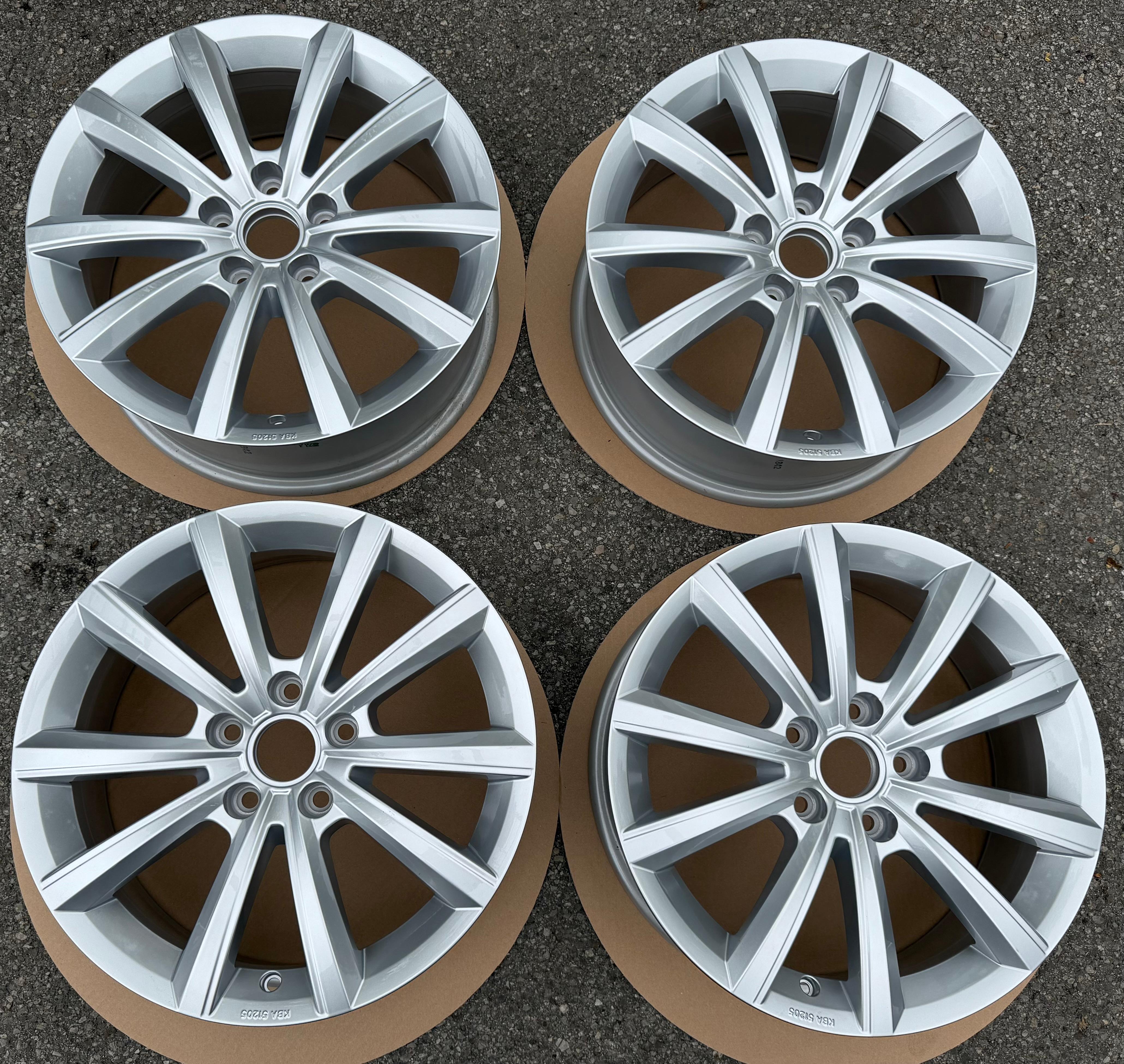4 llantas de aleación originales de 17" para VW Tiguan II 5NA, 6,5x17 ET38, 5NA071497A, Merano, nuevas