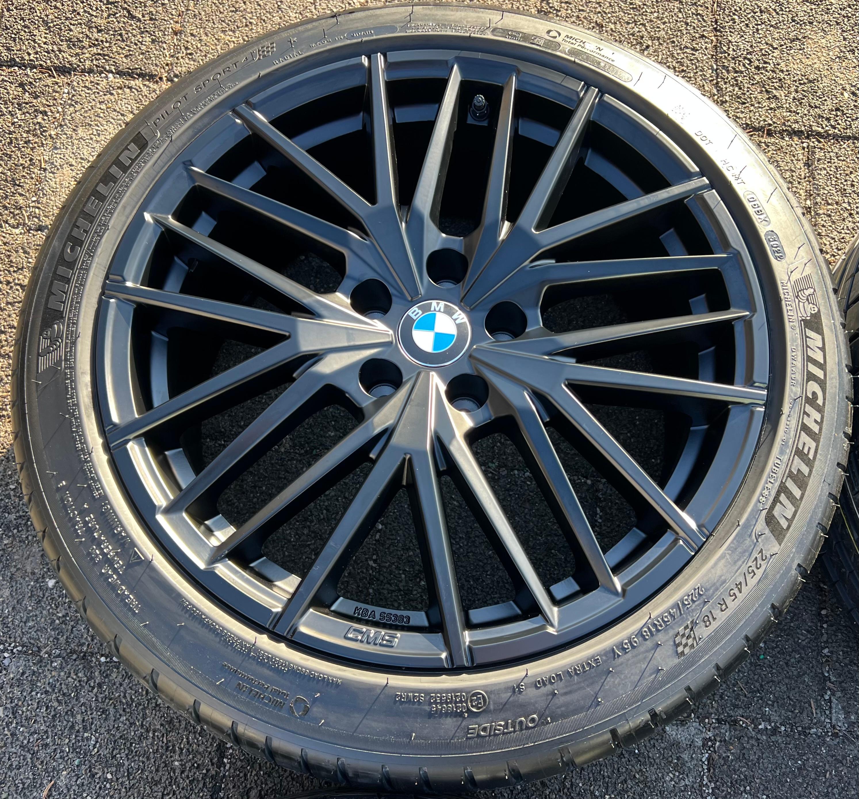 4 RUEDAS DE VERANO DE ALEACIÓN DE 18" BMW SERIE 2 G32, SERIE 3 G20 G21, SERIE 4 G22 G23 G26 CON RDKS MICHELIN