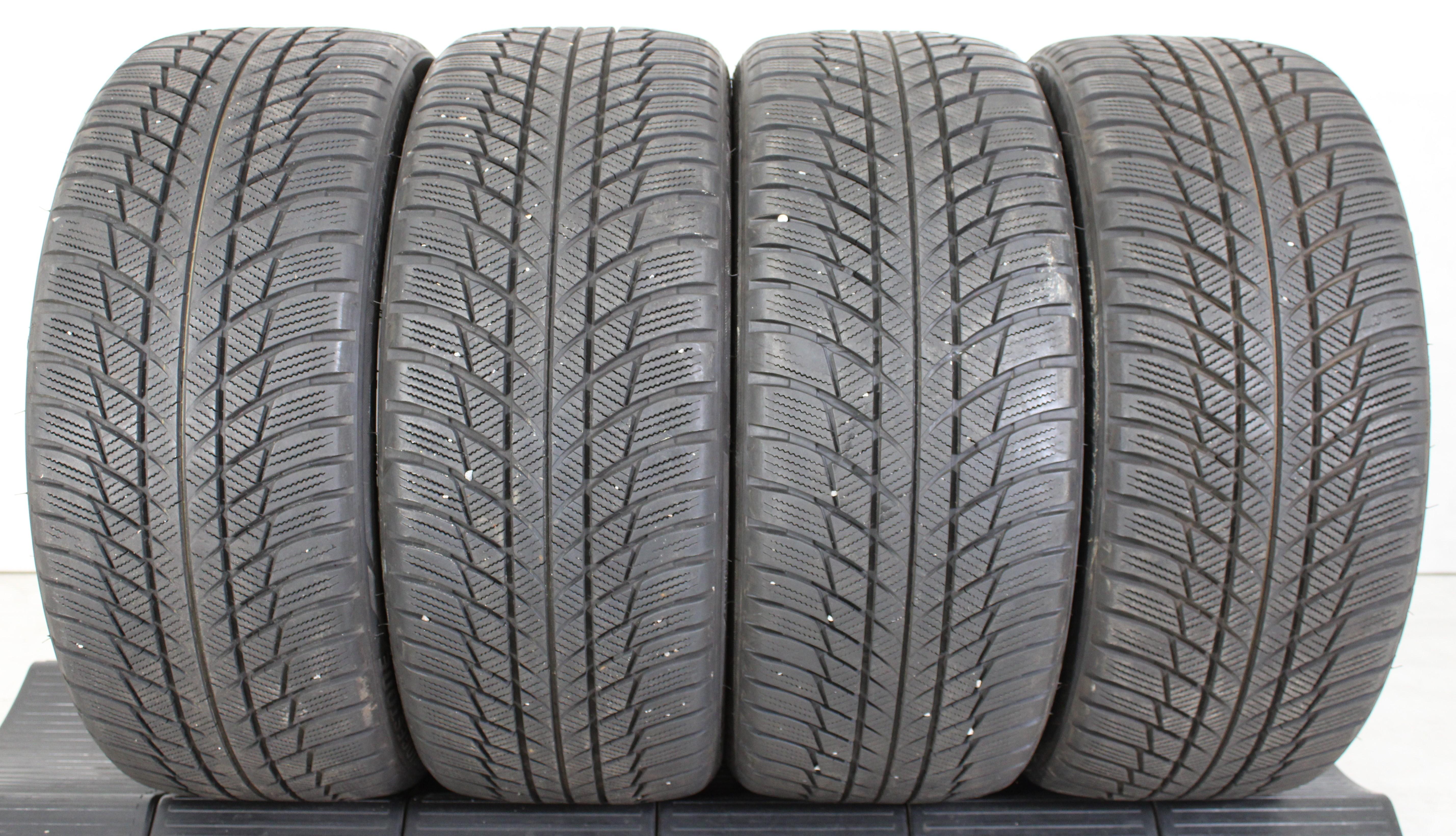 4 x 225/40R18 92V pneus d'hiver Bridgestone Blizzak LM001 Runflat 6,5-7mm 2019 *