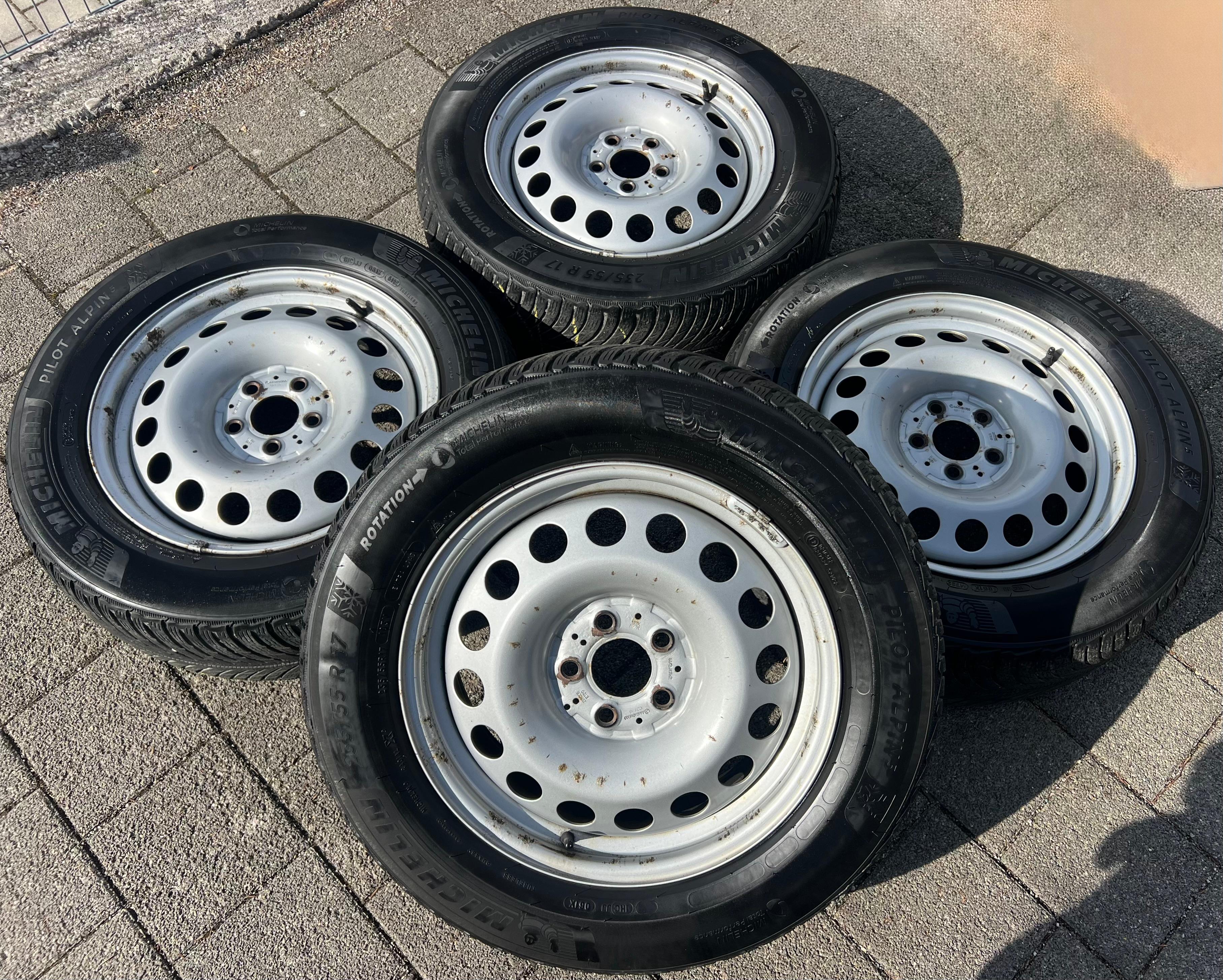 4 WINTERRÄDER MERCEDES VITO V-KLASSE W447 A4474011700 235/55R17 103V FREIHAUS