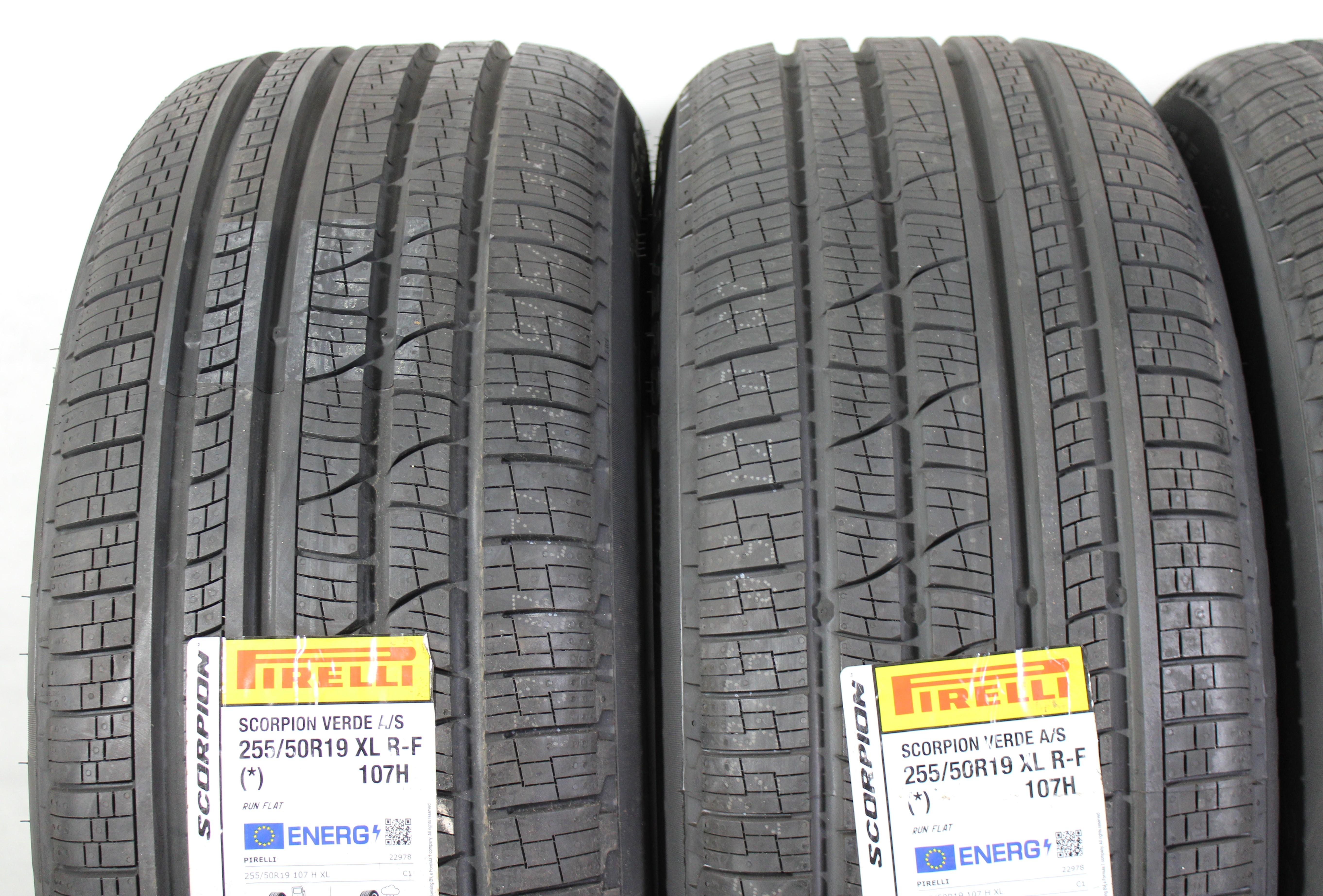4 x 255/50R19 107H zomerbanden Pirelli Scorpion Verde All Season Runflat 2022