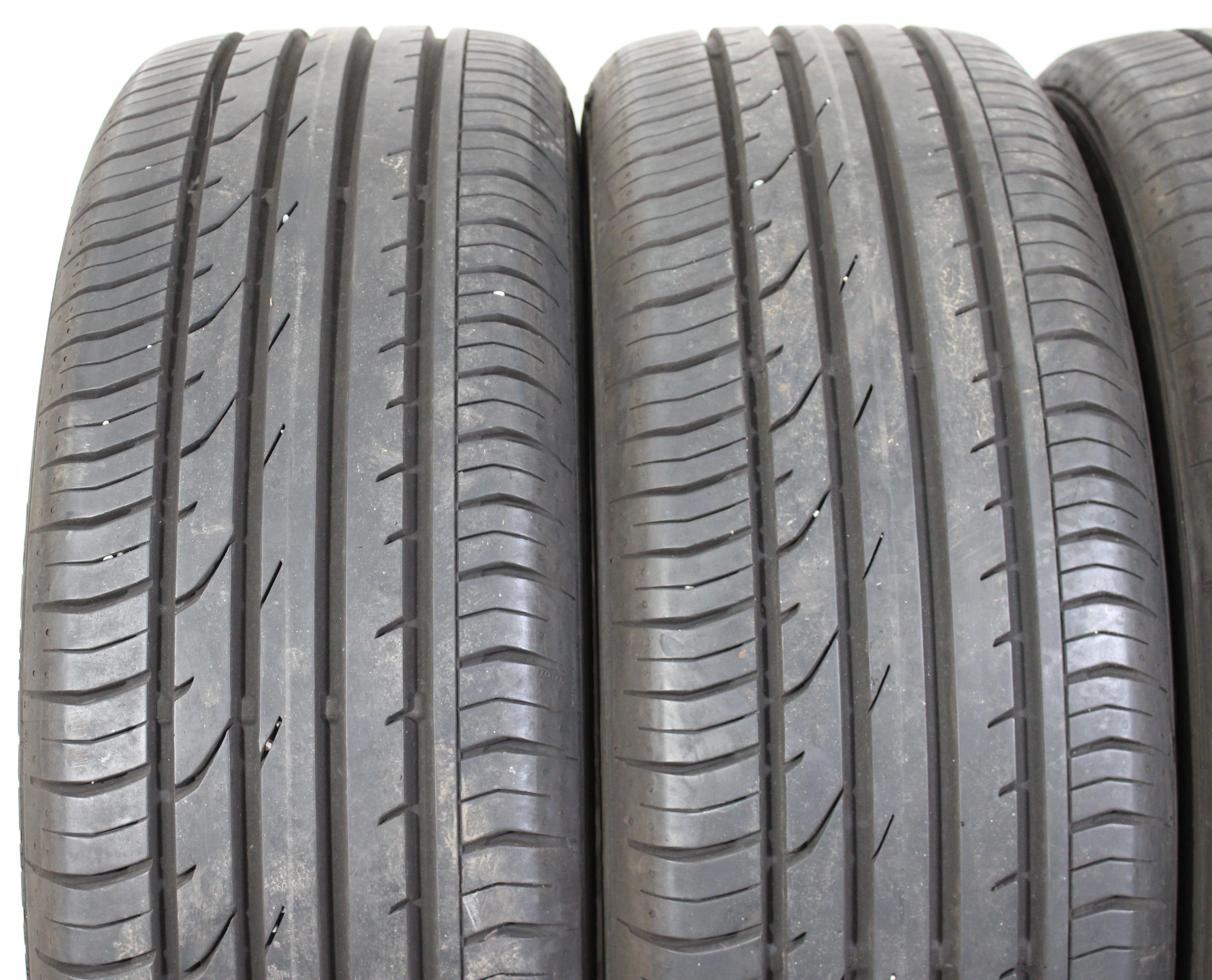 4 x 215/55R18 95H Sommerreifen Continental Premium Contact 2 7-7,5mm 2016