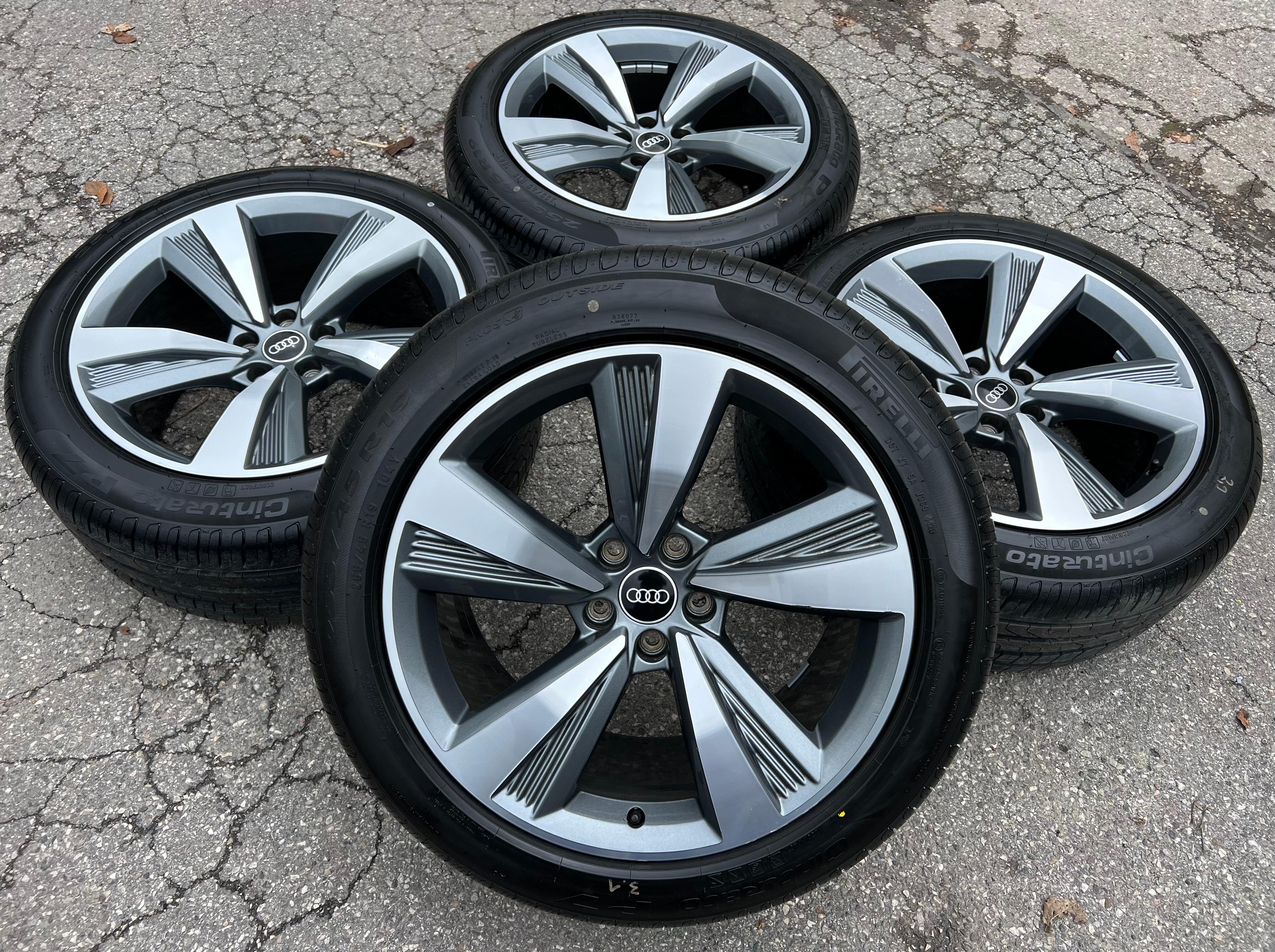 4 ROUES D'ÉTÉ ORIGINALES 19" EN ALUMINIUM AUDI A8 S8 4N 255/45R19 104Y 4N0601025C FRANCO DOMICILE