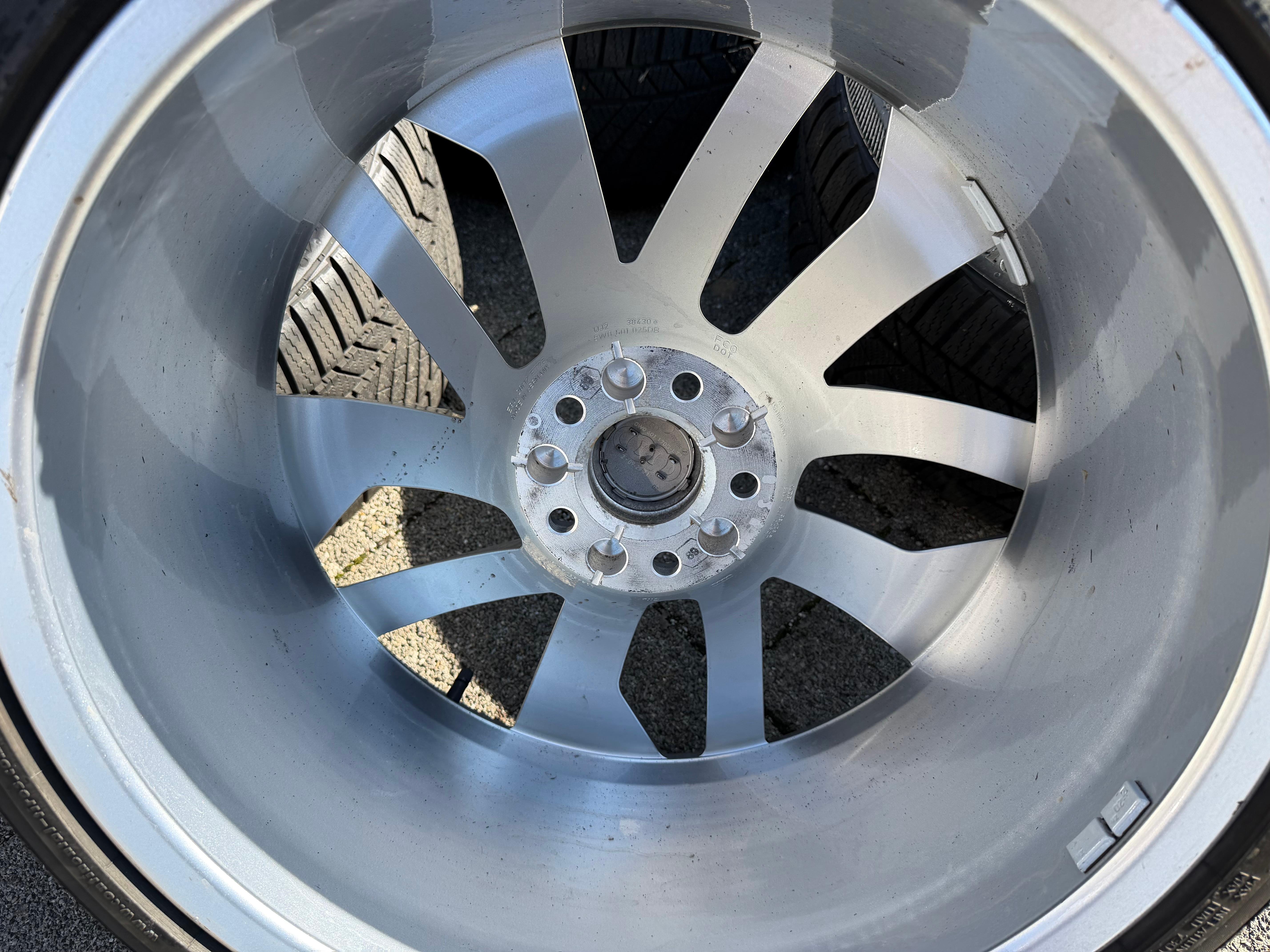 4 ruedas de invierno de aleación originales de 20" AUDI RS4 RS5 8W 275/30R20 97W 8W0601025DB Continental