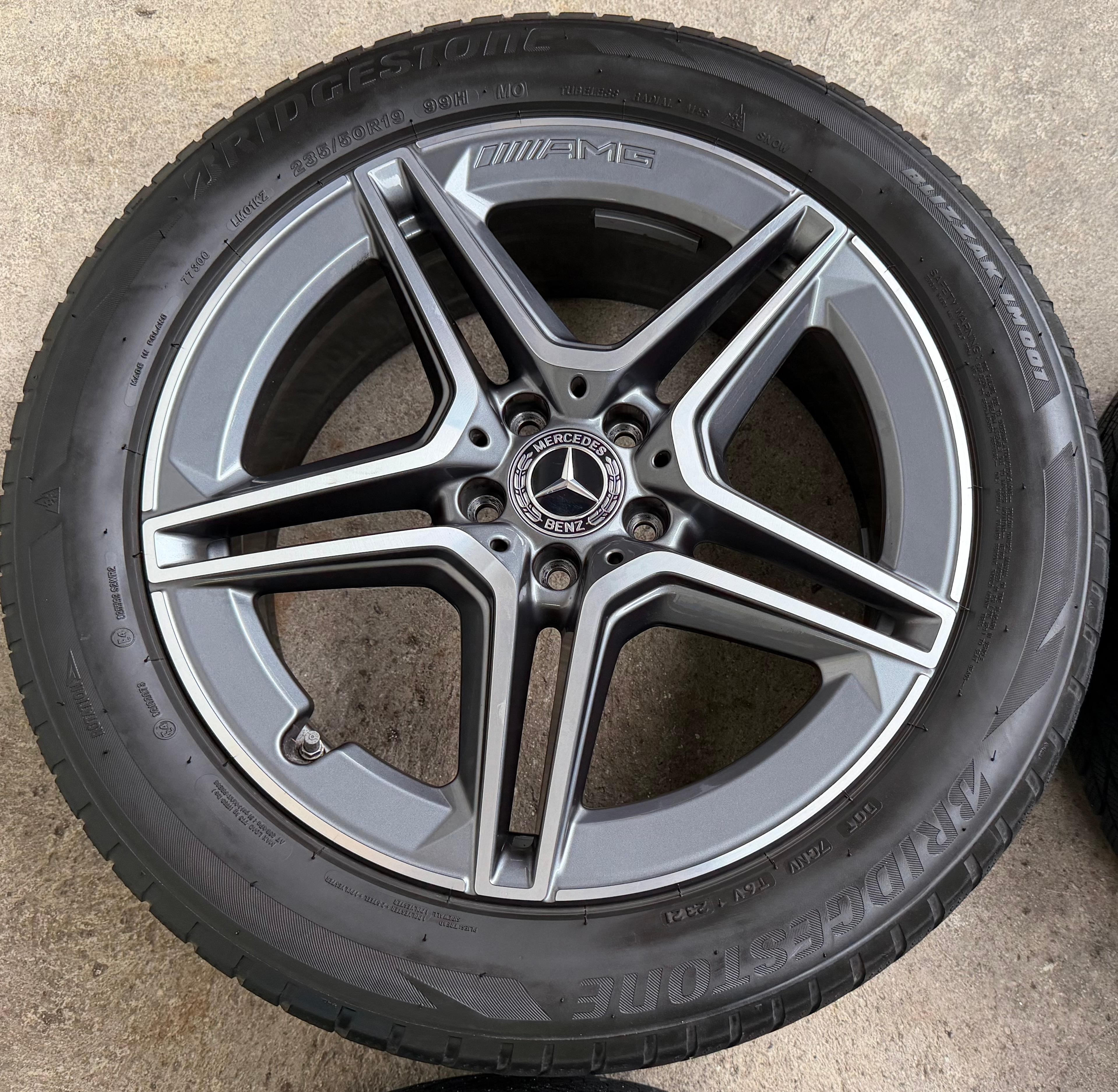 4 Original 19" Alufelgen Mercedes AMG GLA H247 GLB X247 A2474011500 7,5x19 ET53