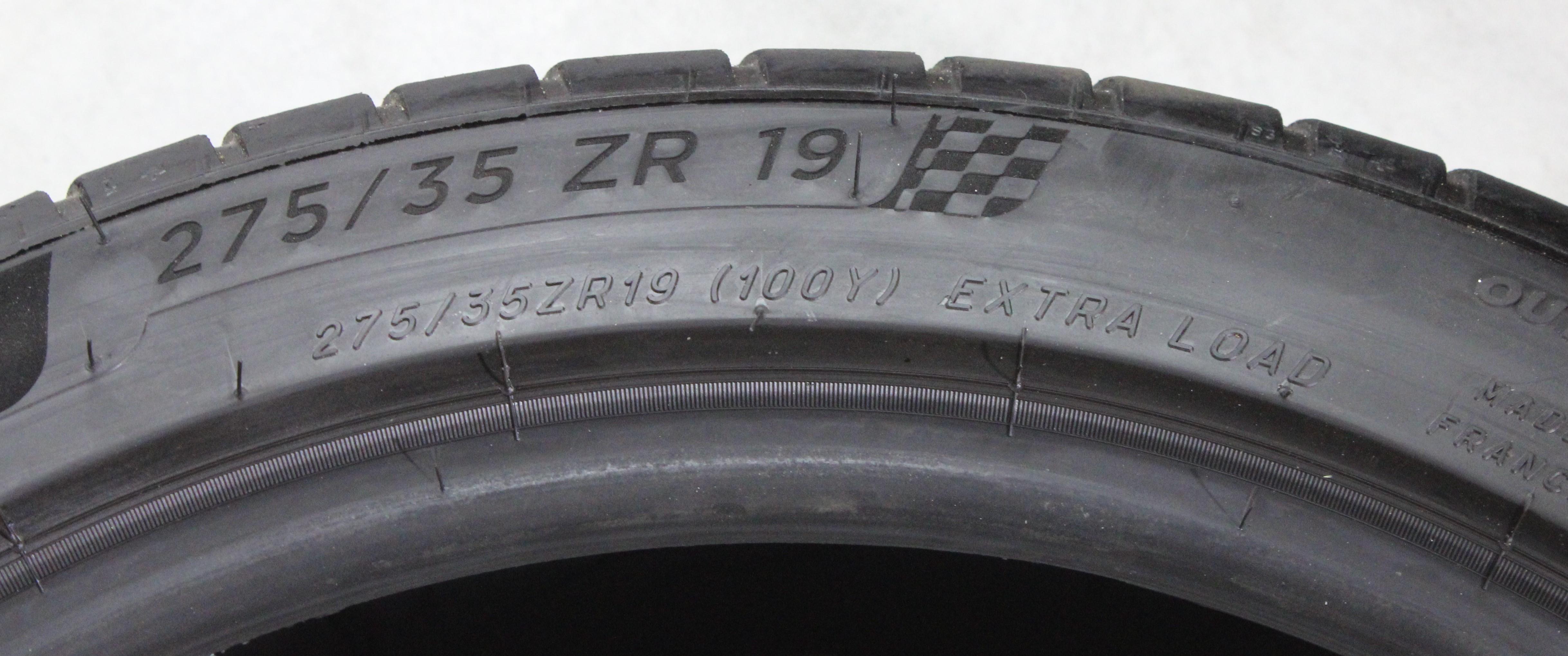 1 x 275/35R19 100Y Sommerreifen Michelin Pilot Sport 4S* 5-5,5mm 2022 XL