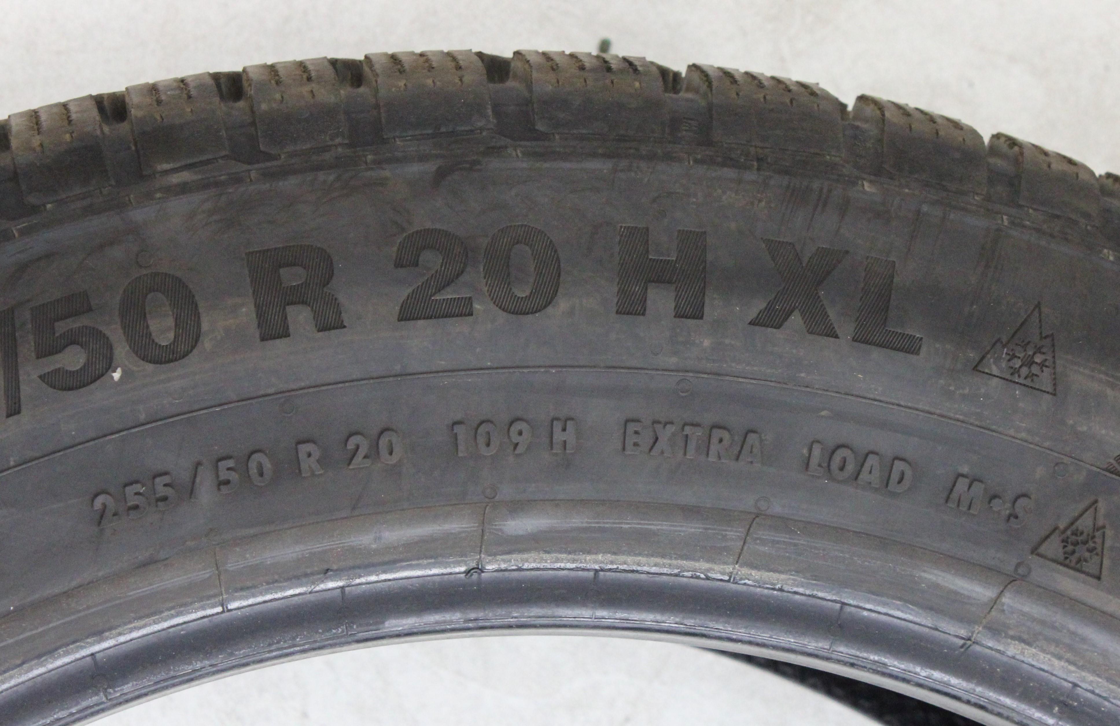 1 x 255/50R20 109H pneumatico invernale Continental Winter Contact TS850P AO 7,5-8mm 2021 XL