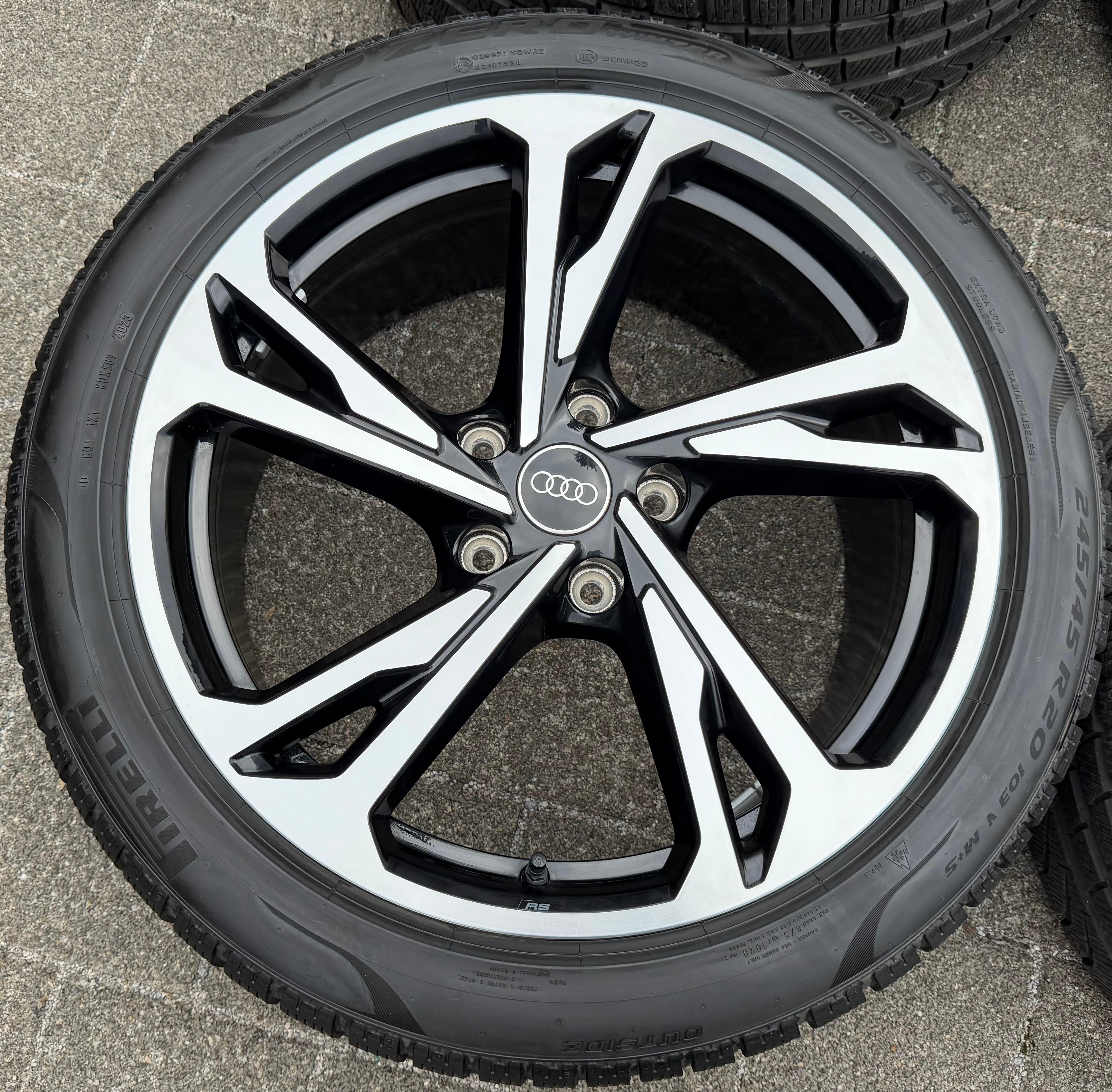 4 ORIGINAL 20" ALU WINTERRÄDER AUDI ETRON E-TRON GT 4J3601025AM 4J3601025AL