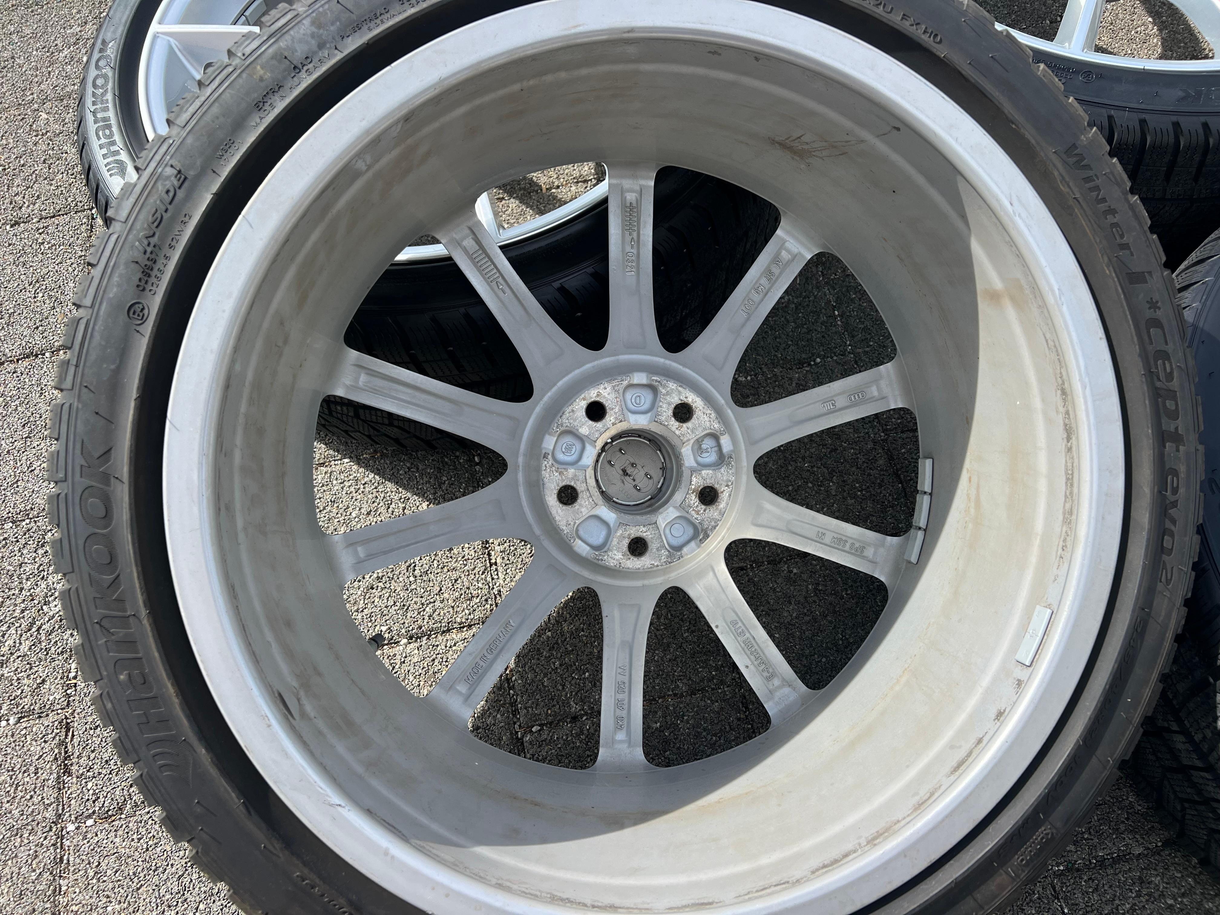 4 ORIGINELE 21" LICHTMETALEN WINTERWIELEN AUDI RS6 AVANT 4K C8 RS7 F2 4K 4K0601025AA VRIJ HUIS