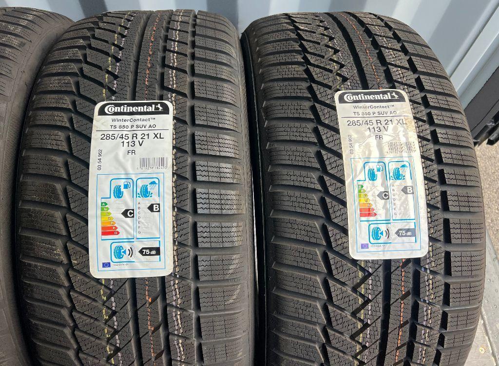 4 x 285/45R21 113V Winterreifen Continental Winter Contact TS850P AO 2019 XL NEU