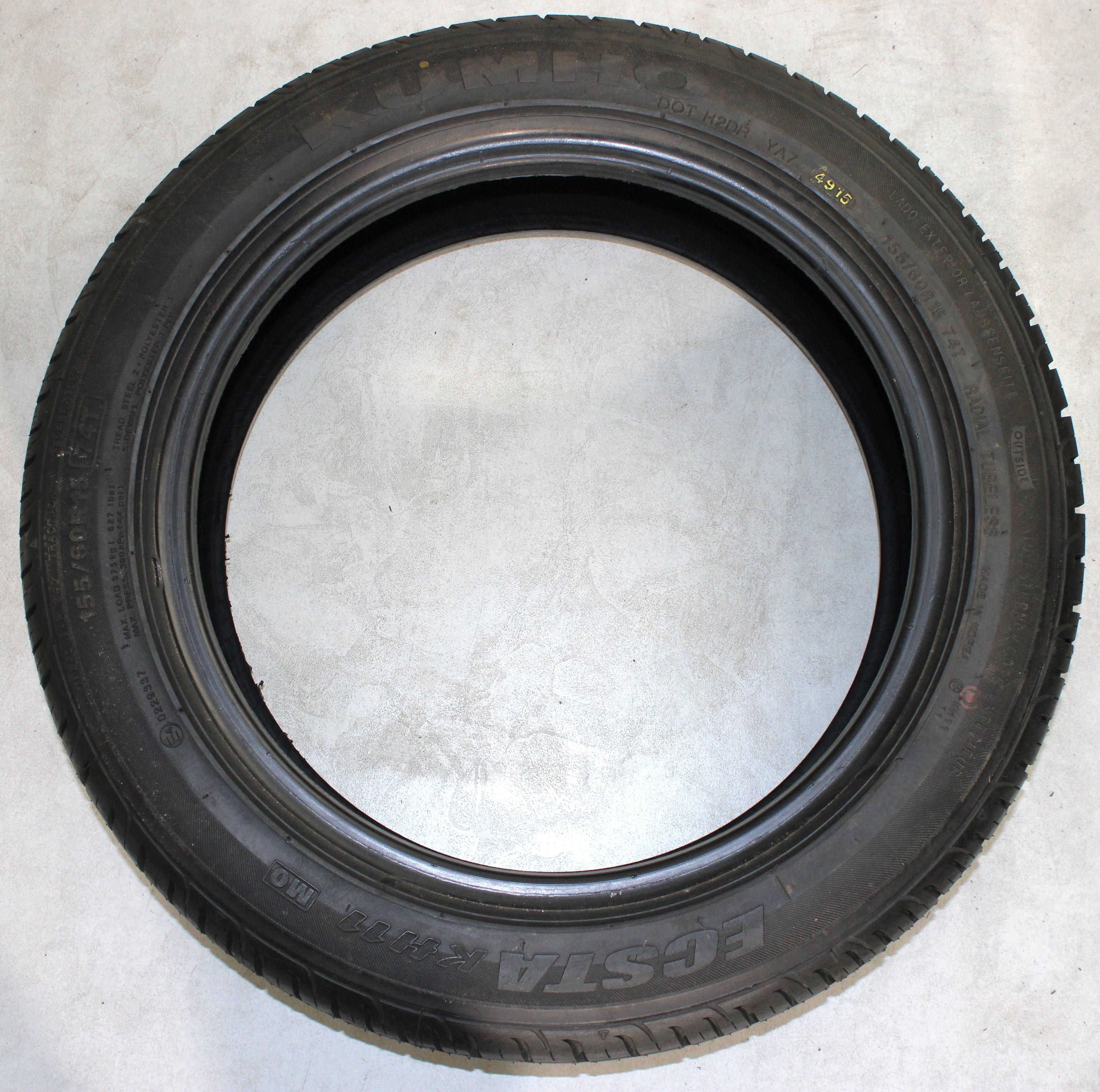 2 x 155/60R15 74T Sommerreifen Kumho Ecsta KH11 MO NEU 2015/2017