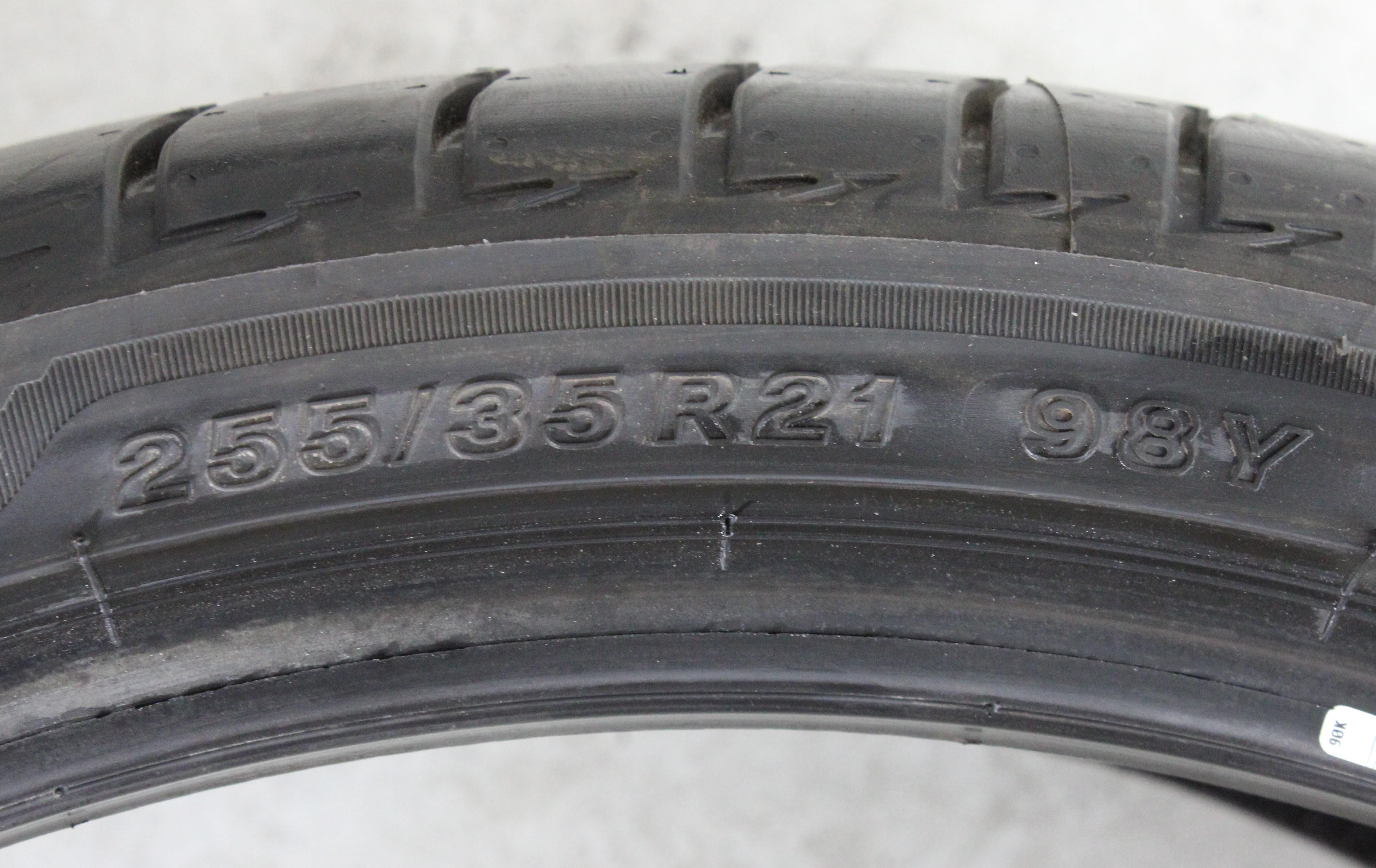2 x 255/35R21 98Y Sommerreifen Bridgestone Turanza T005 AO Volles Profil 2022 Silent