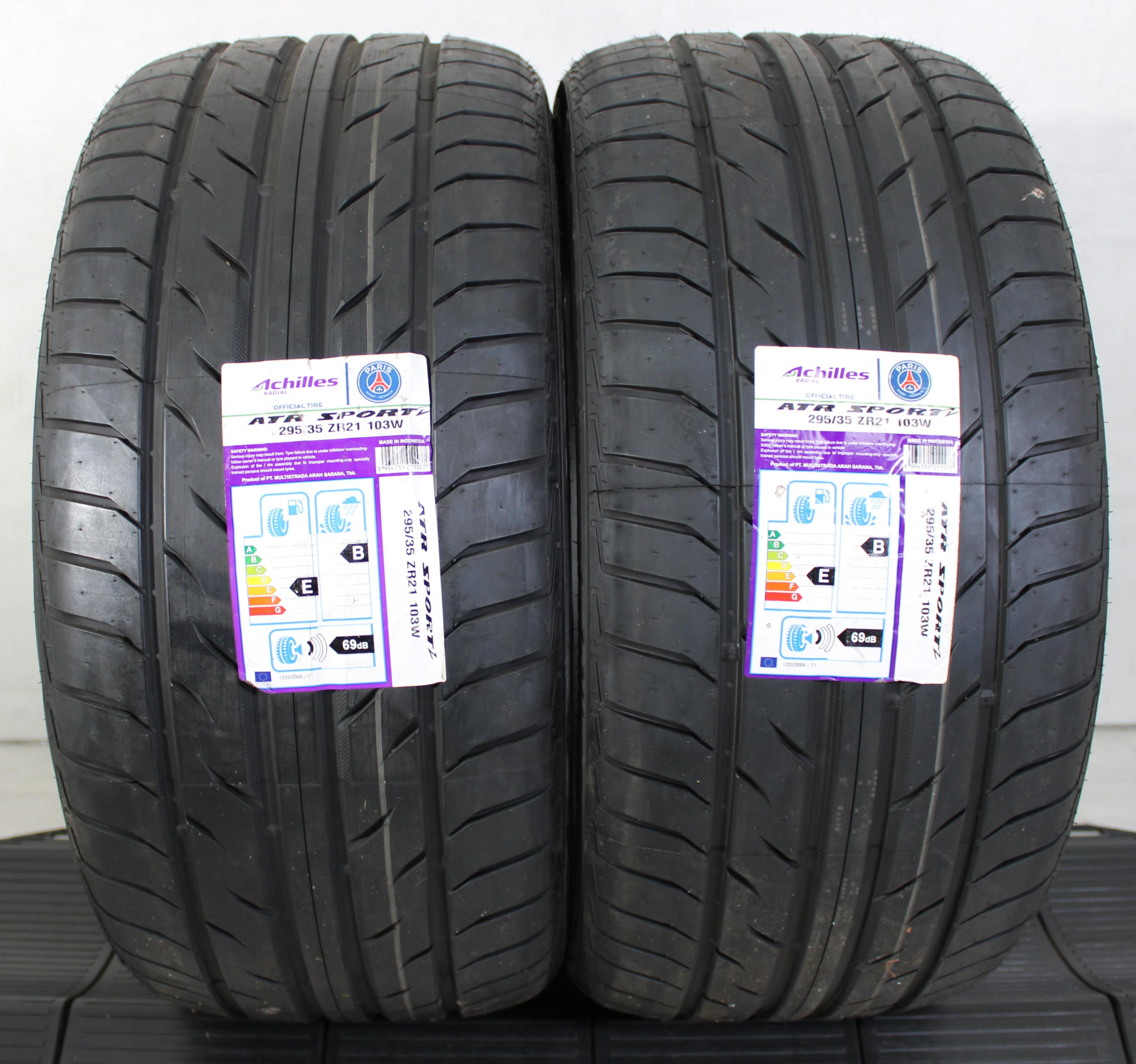 2 x 295/35R21 103W Sommerreifen Achilles ATR Sport 2 NEU 2018