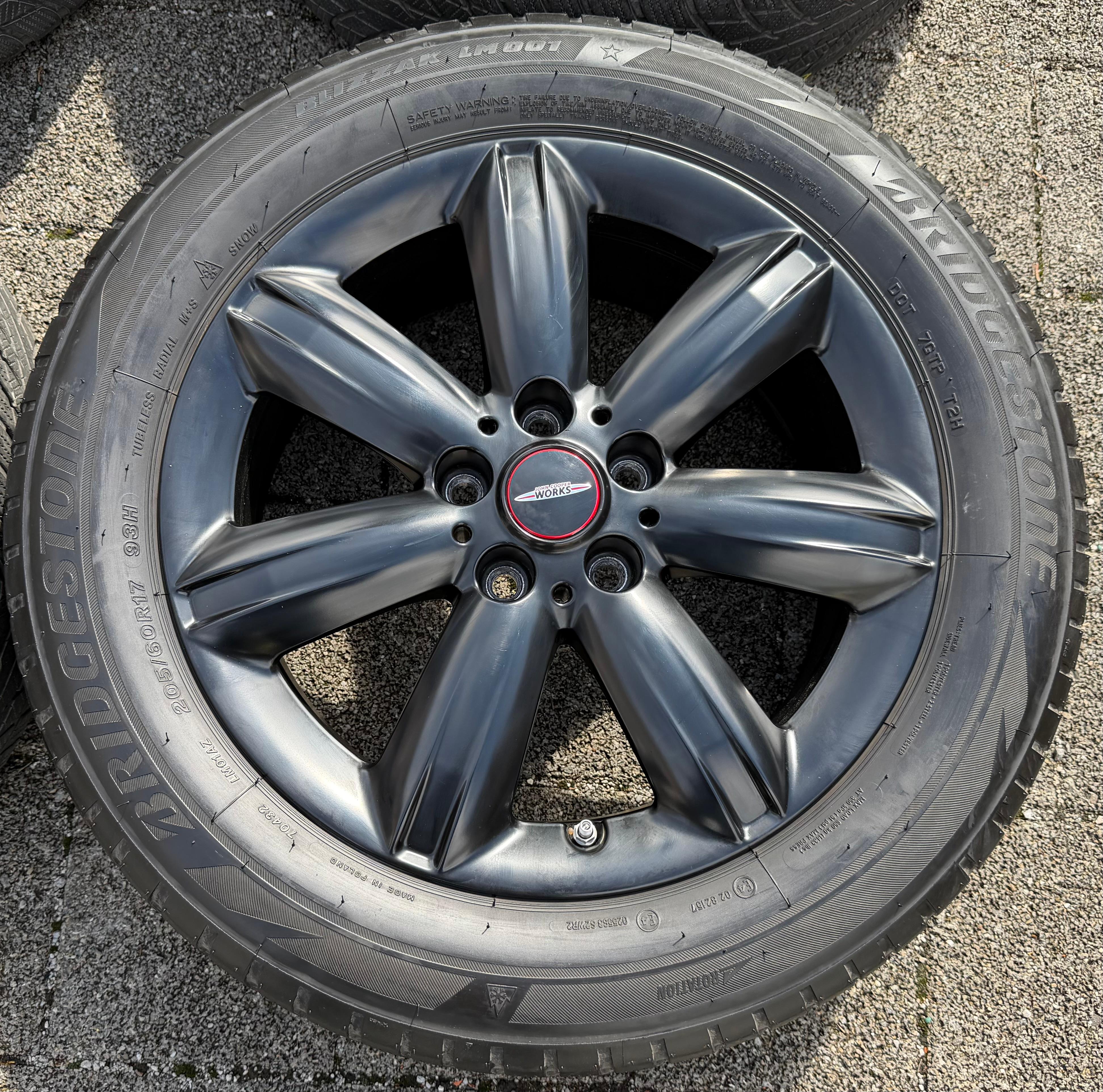 4 Original 17" Alu Winterräder Mini Countryman F60 JCW Star Spoke 539 RDKS