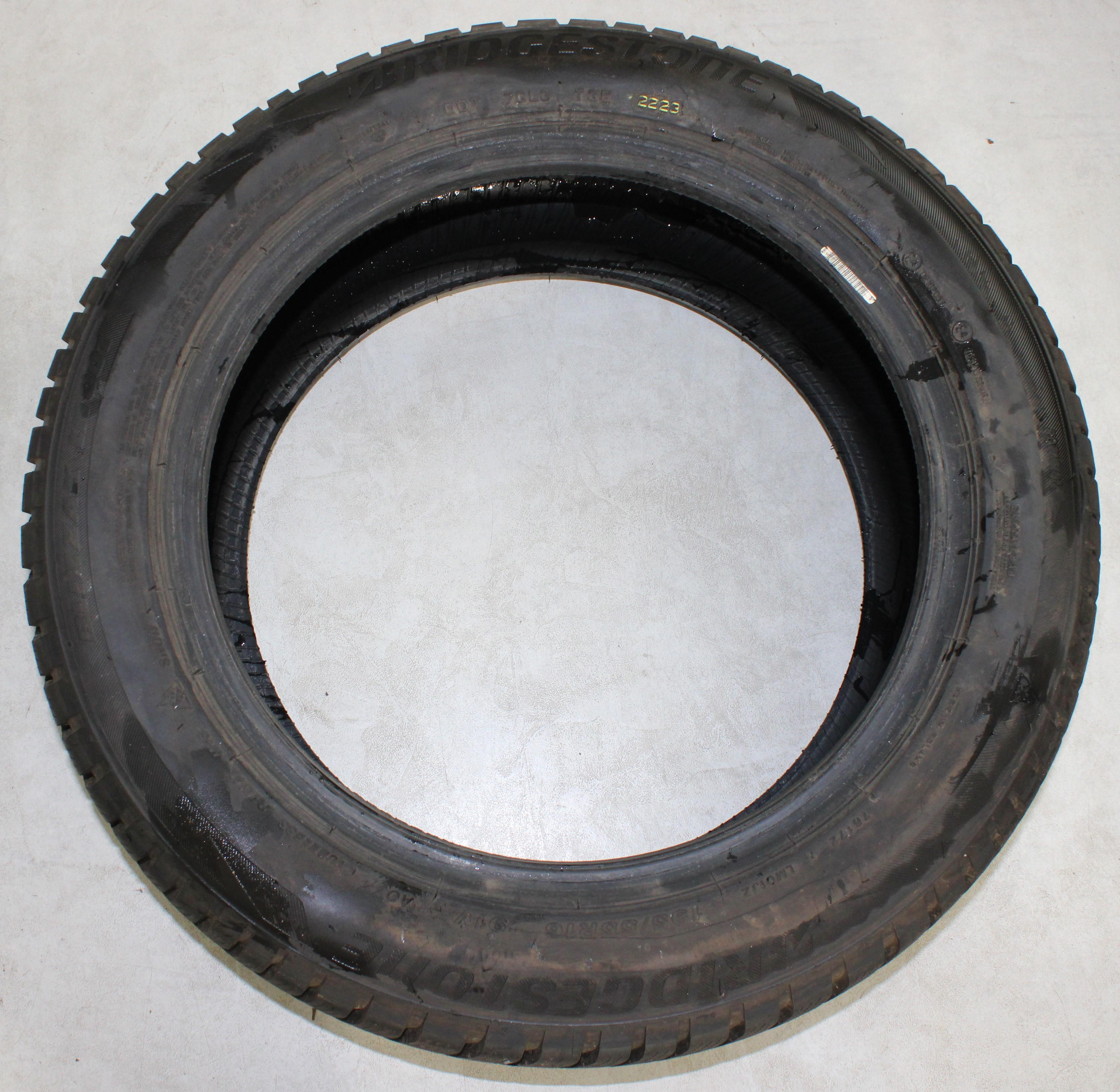 1 x 195/55R16 91V Winterreifen Bridgestone Blizzak LM001 AO 7,5-8mm 2023