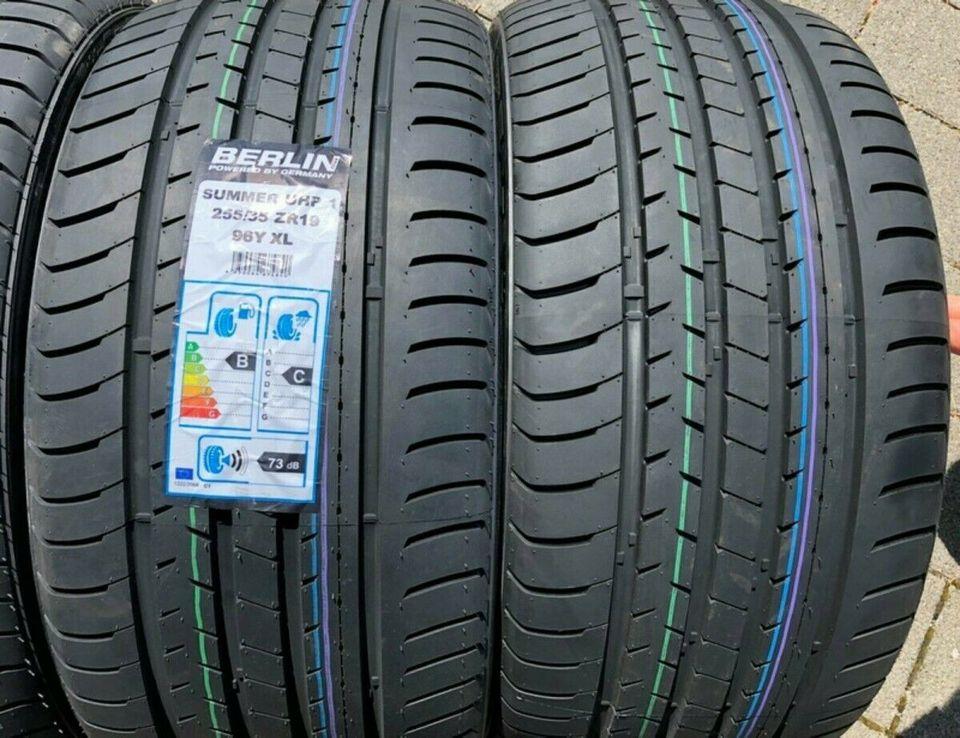 4 X 255/35R19 96Y BERLIN TIRES SUMMER UHP1 SOMMERREIFEN NEU