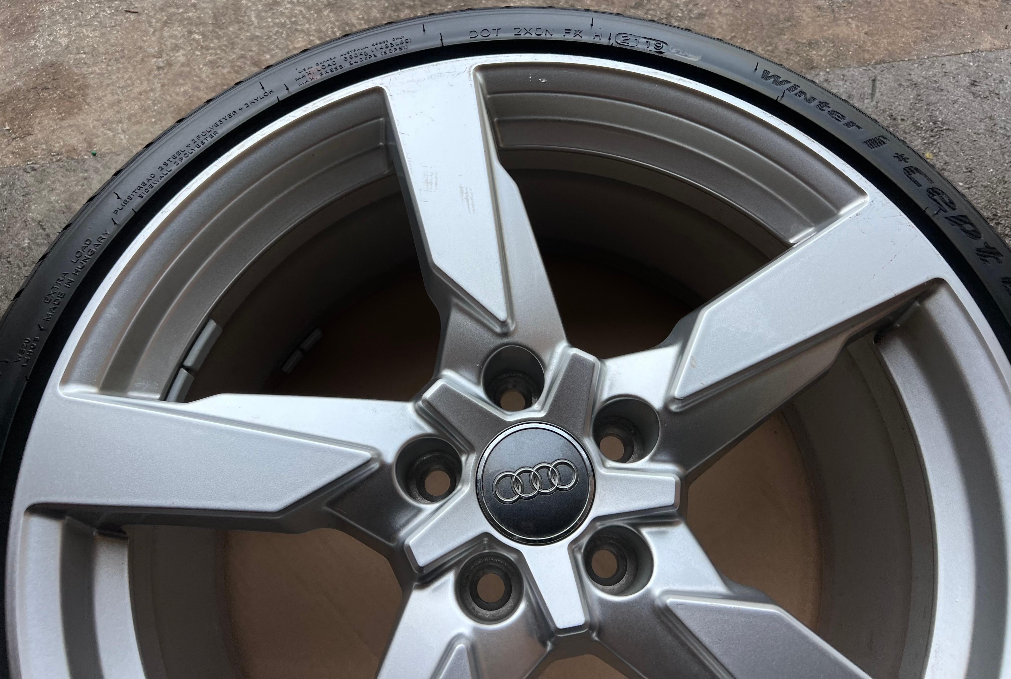 4 RUEDAS DE INVIERNO DE ALEACIÓN ORIGINALES DE 19" PARA AUDI TT TTS 8S 8S0601025AA 245/35R19 93W ENVÍO GRATUITO