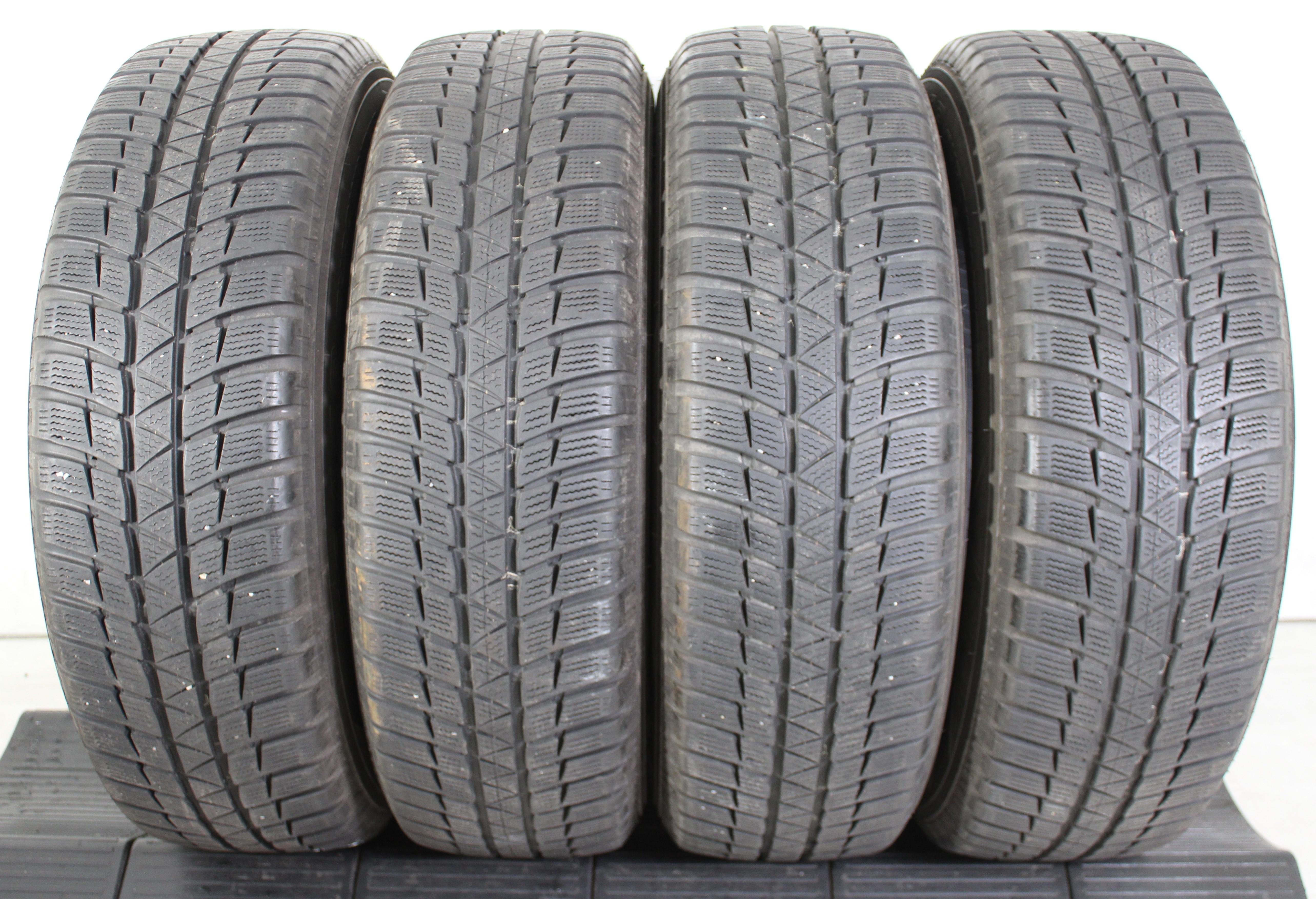 4 x 215/70R16 100T Winterreifen Falken Eurowinter HS449 2x5,5-6mm/2x6-6,5mm 3x2016/1x2017