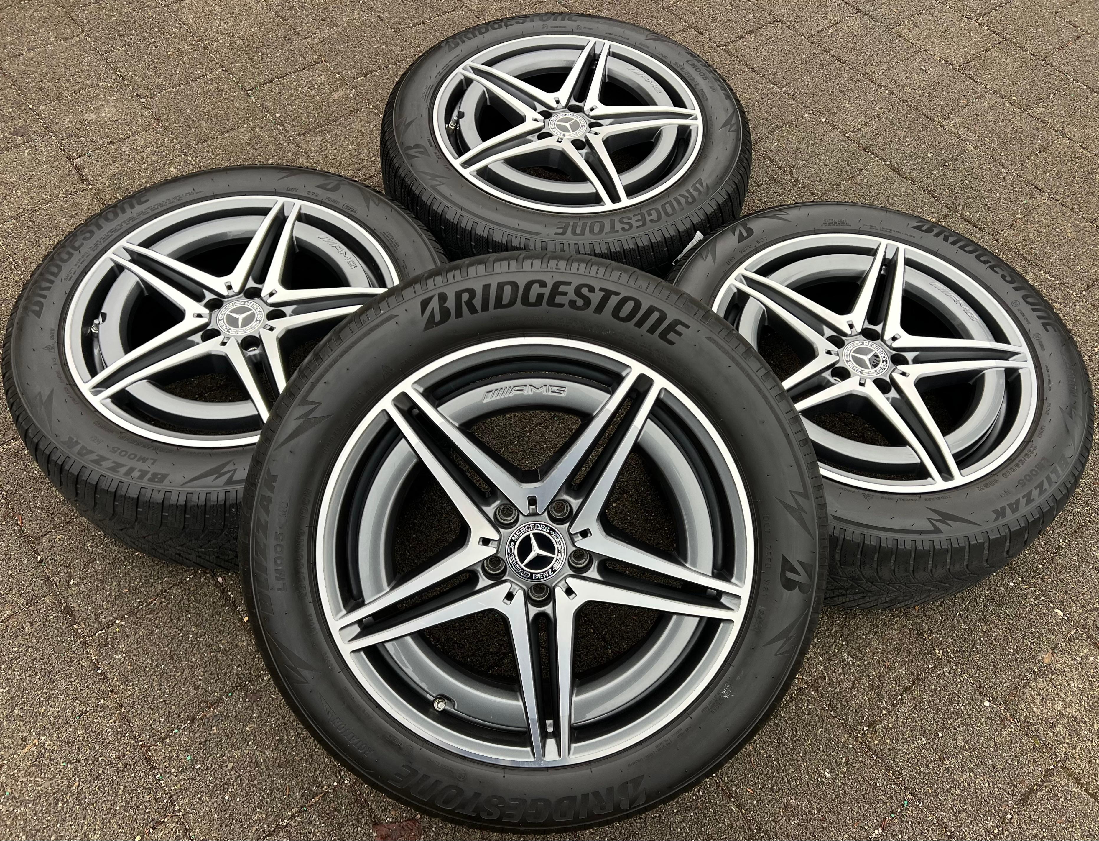 4 ORIGINAL 19" ALUFELGEN MERCEDES BENZ EQC 293 A2934010700 RDKS 8x19 ET34
