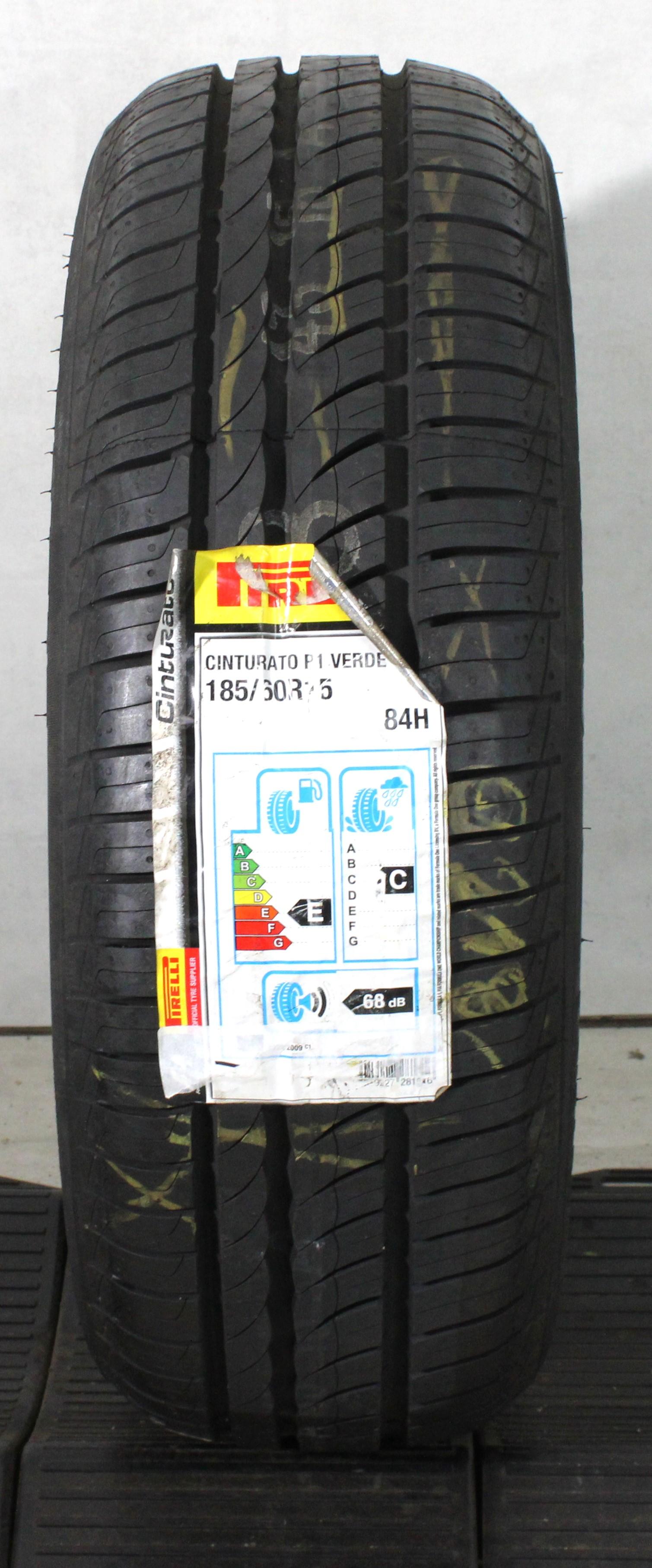 1 x 185/60R15 84H Sommerreifen Pirelli Cinturato P1 Verde NEU 2018