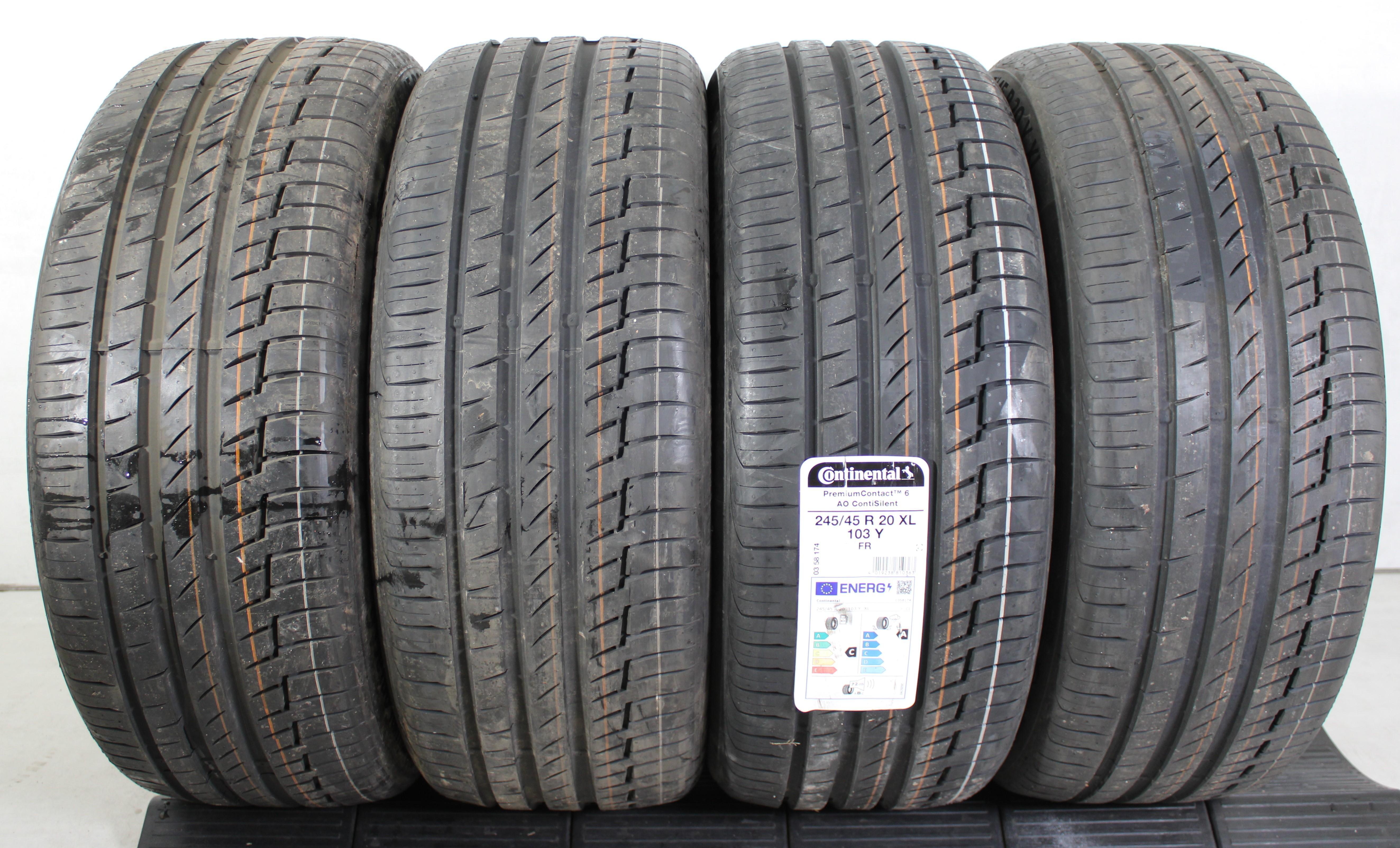 4 neumáticos de verano 245/45R20 103Y Continental Premium Contact 6 AO 2022 Silent XL