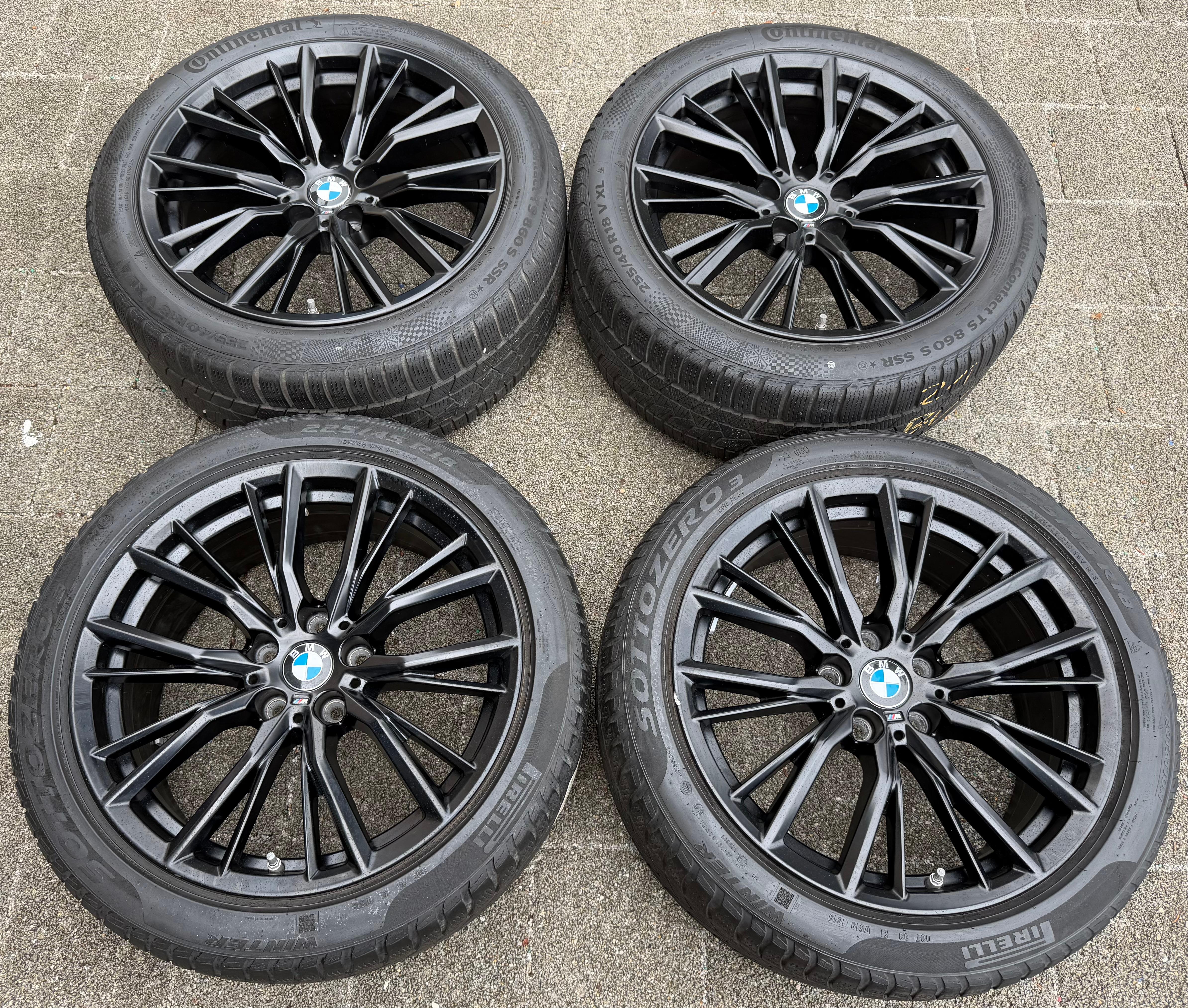 4 Original 18" Alu Winterräder BMW 3ER Reihe G20 G21 4ER G22 G23 2ER G42 M796 RDKS